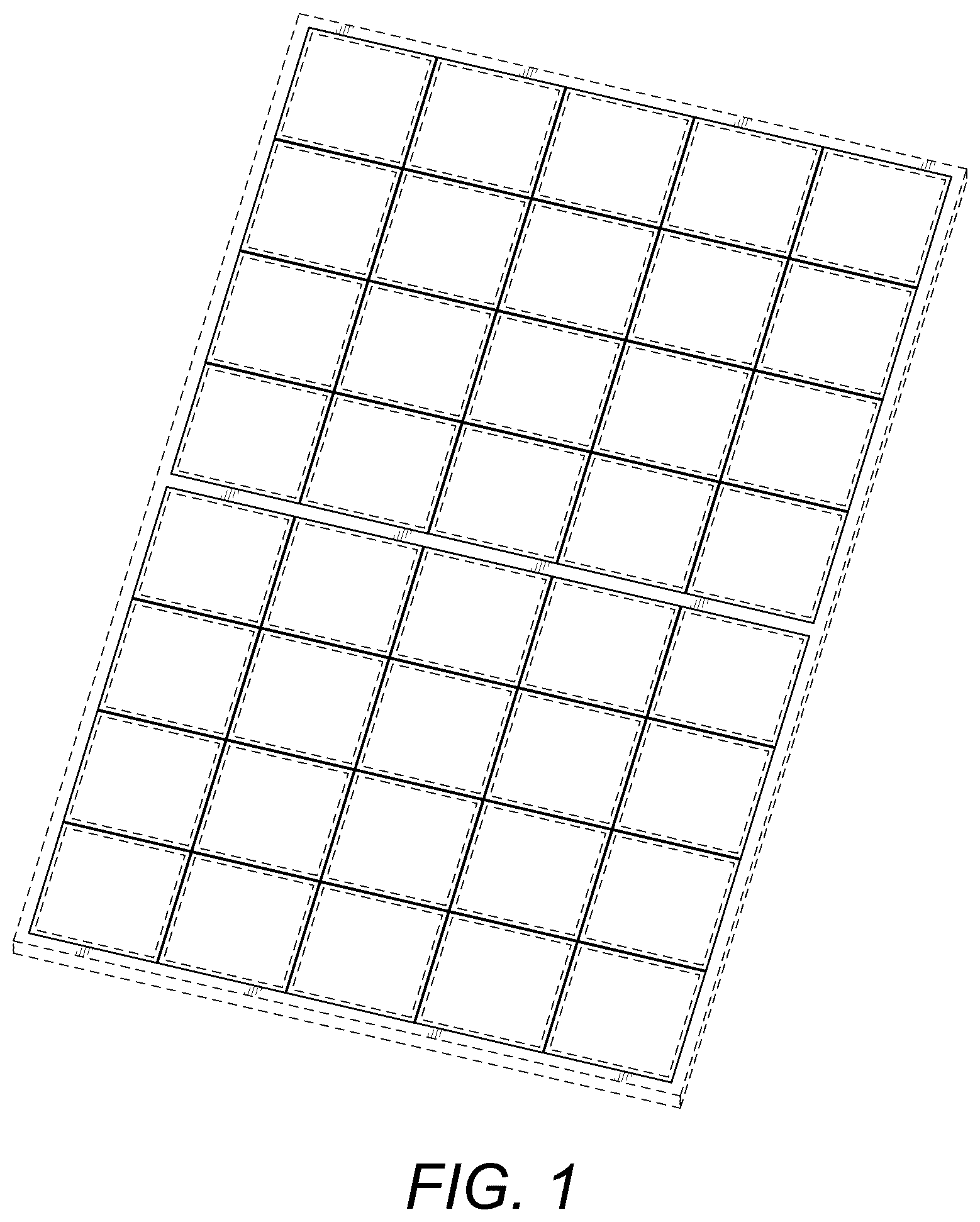 Patent USD1077724 — Solar panel — Figure 1