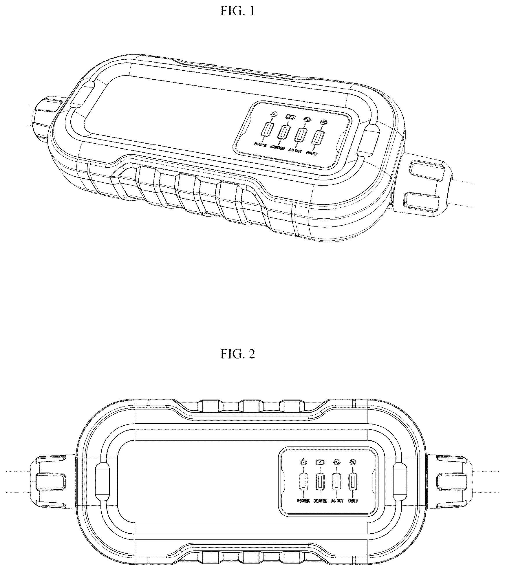 Patent USD1077734 Figure 1 – Charger