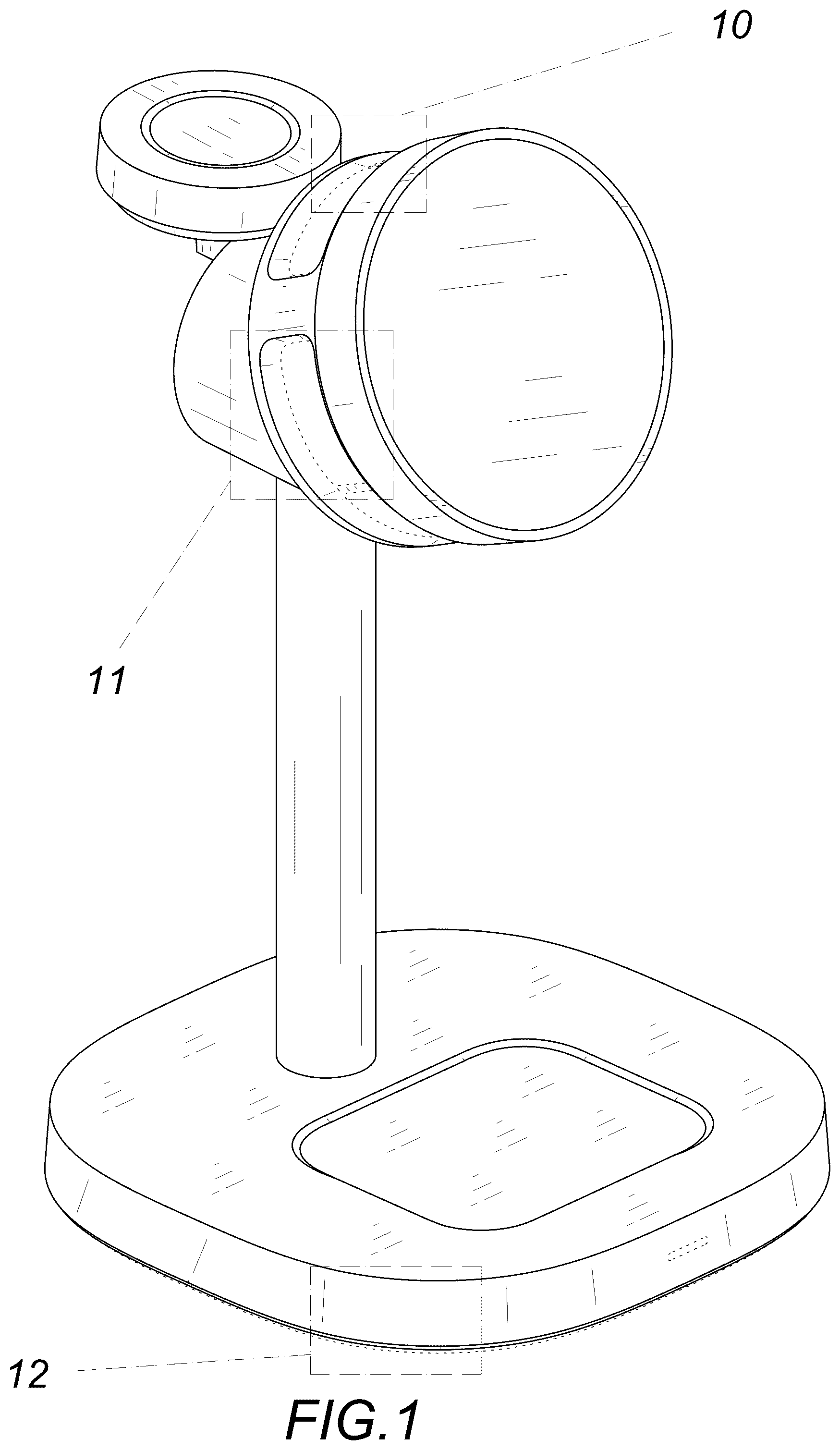 Patent USD1077744 Figure 1 – Wireless charger