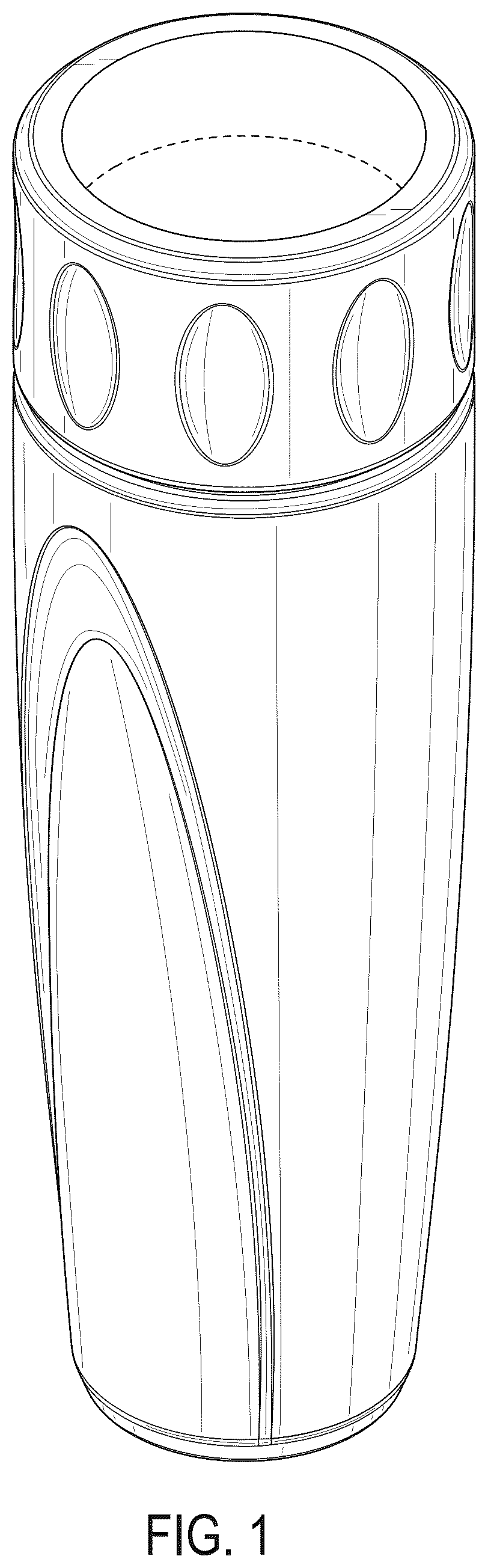 Patent USD1077751 Figure 1 – Connector