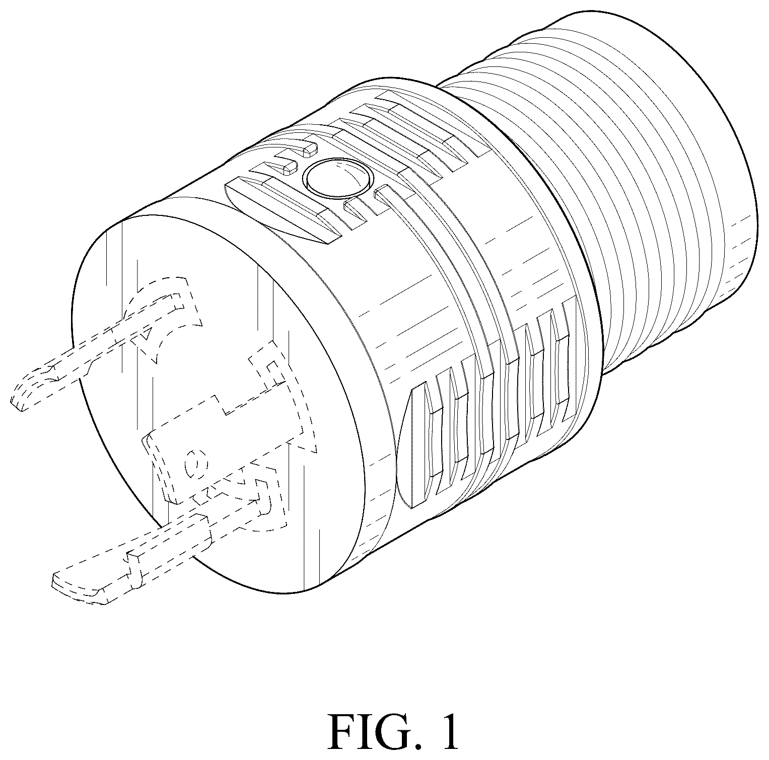 Patent USD1077752 Figure 1 – Power adapter