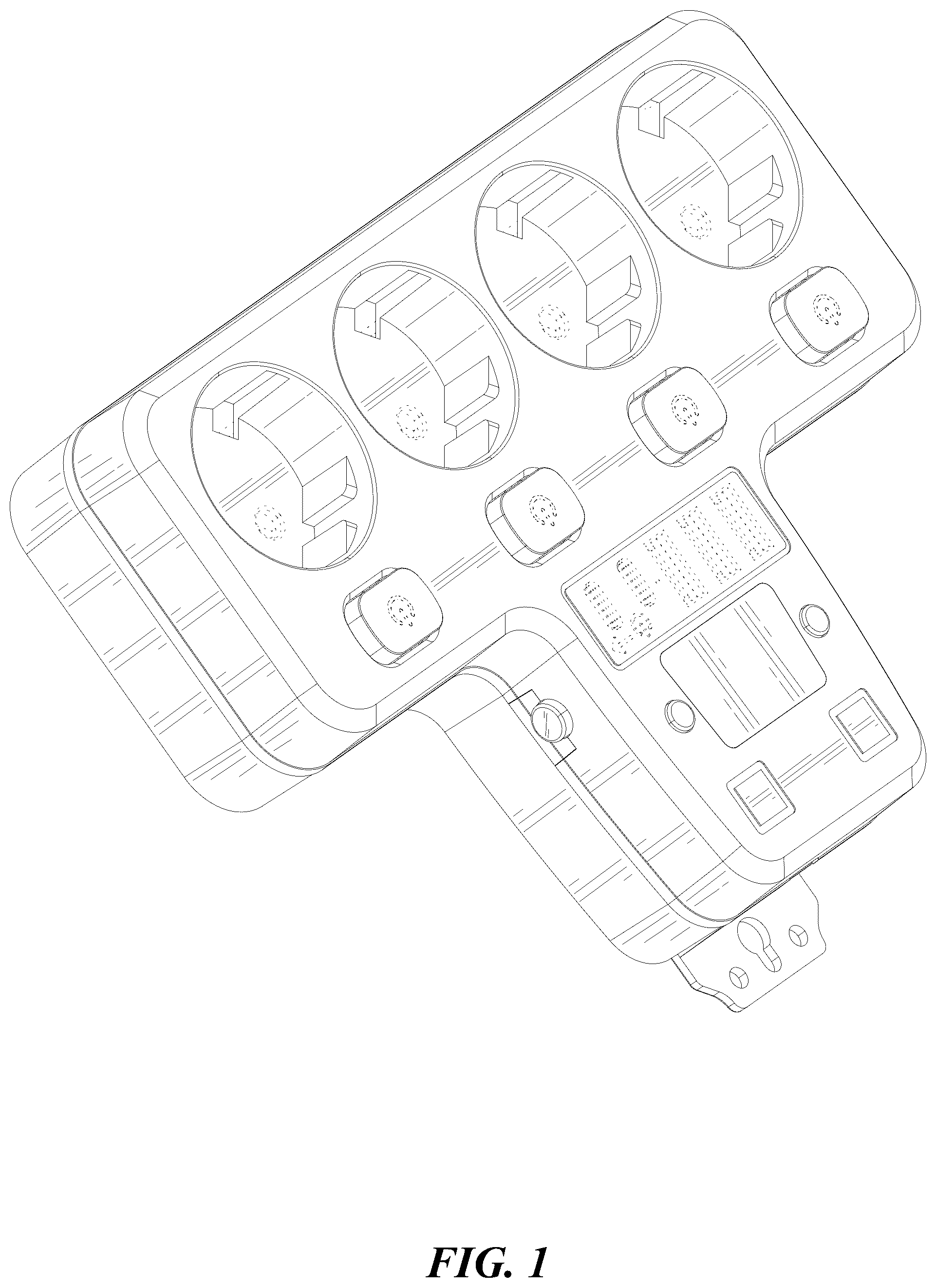 Patent USD1077753 — Power strip — Figure 1