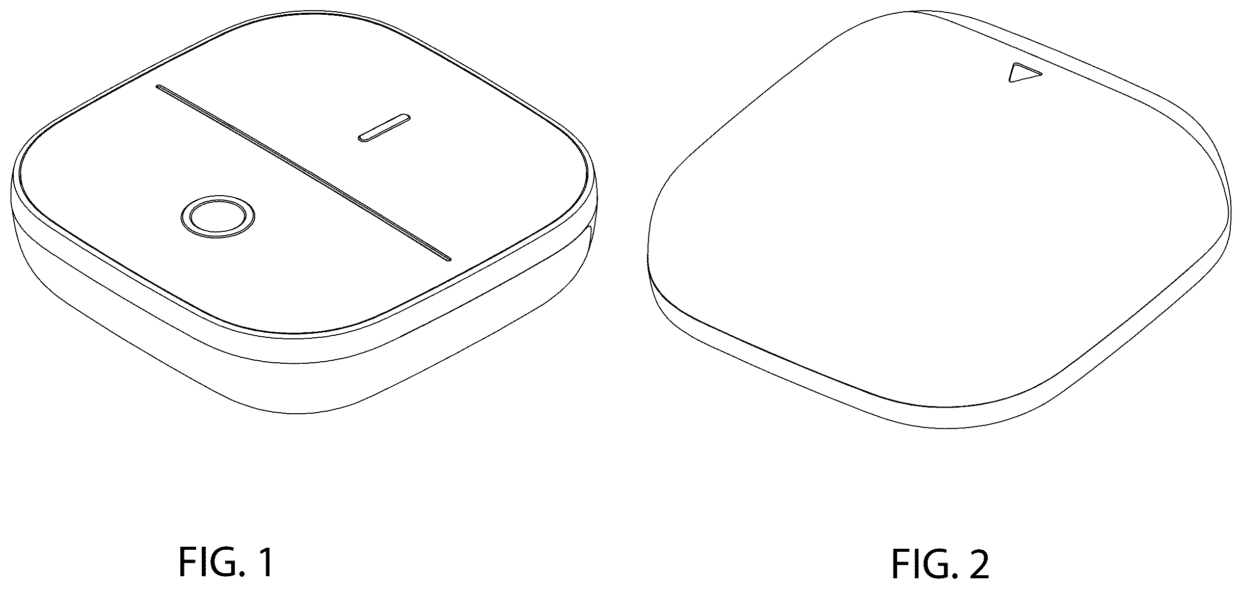 Patent USD1077758 Figure 1 – Remote control