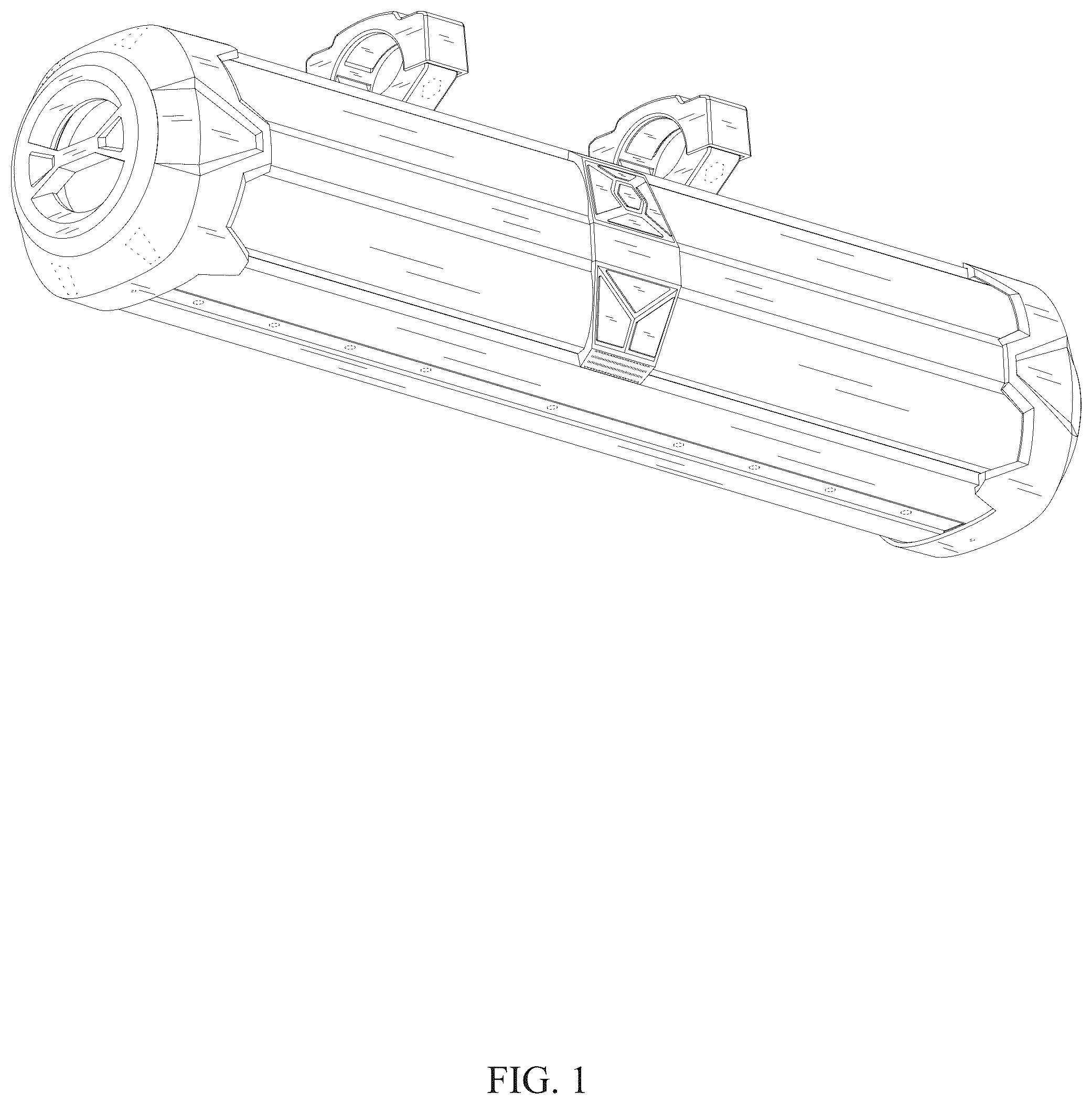 Patent USD1077776 — Sound bar speaker system — Figure 1