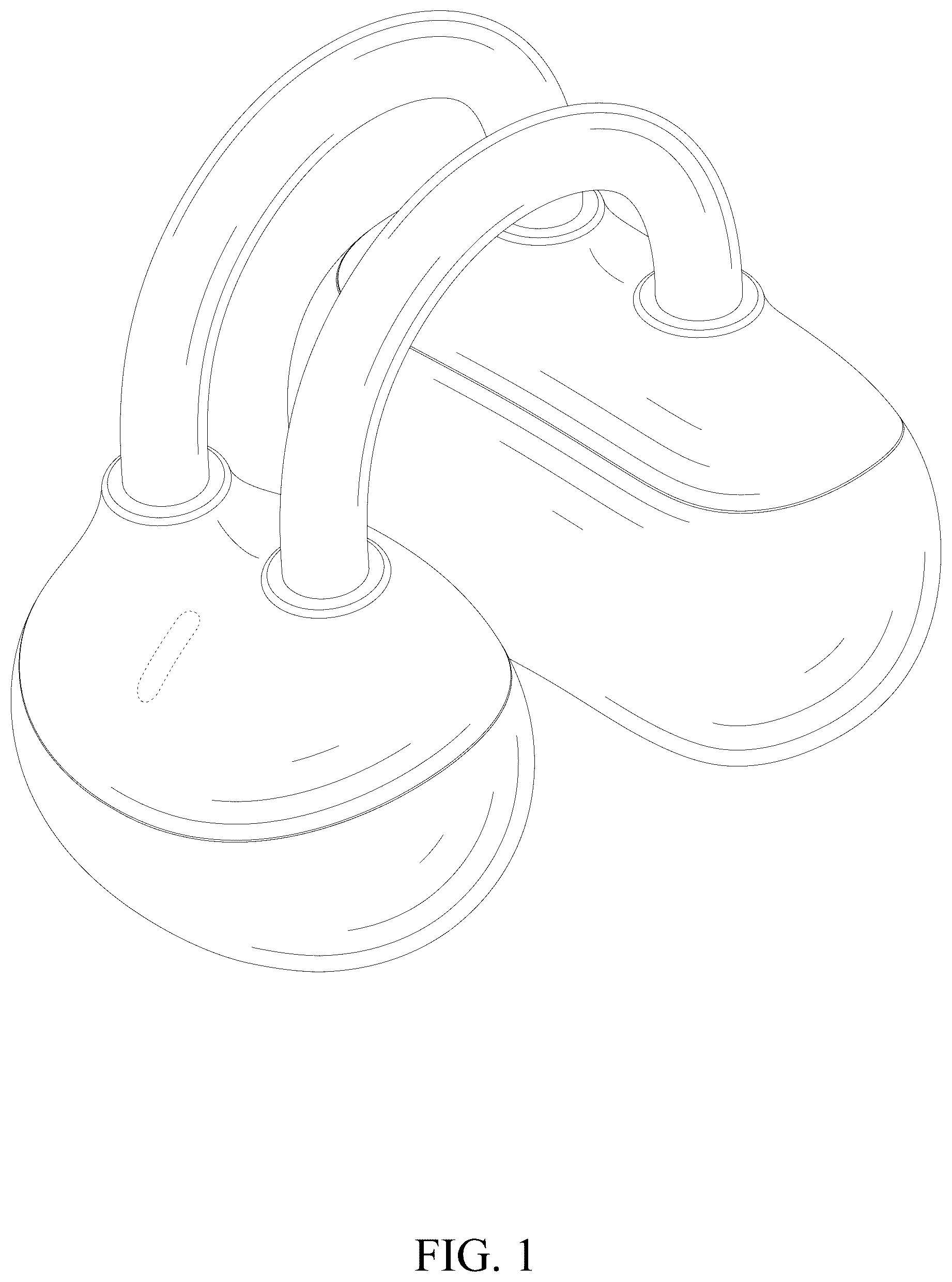 Patent USD1077782 — Earphone with charging case — Figure 1