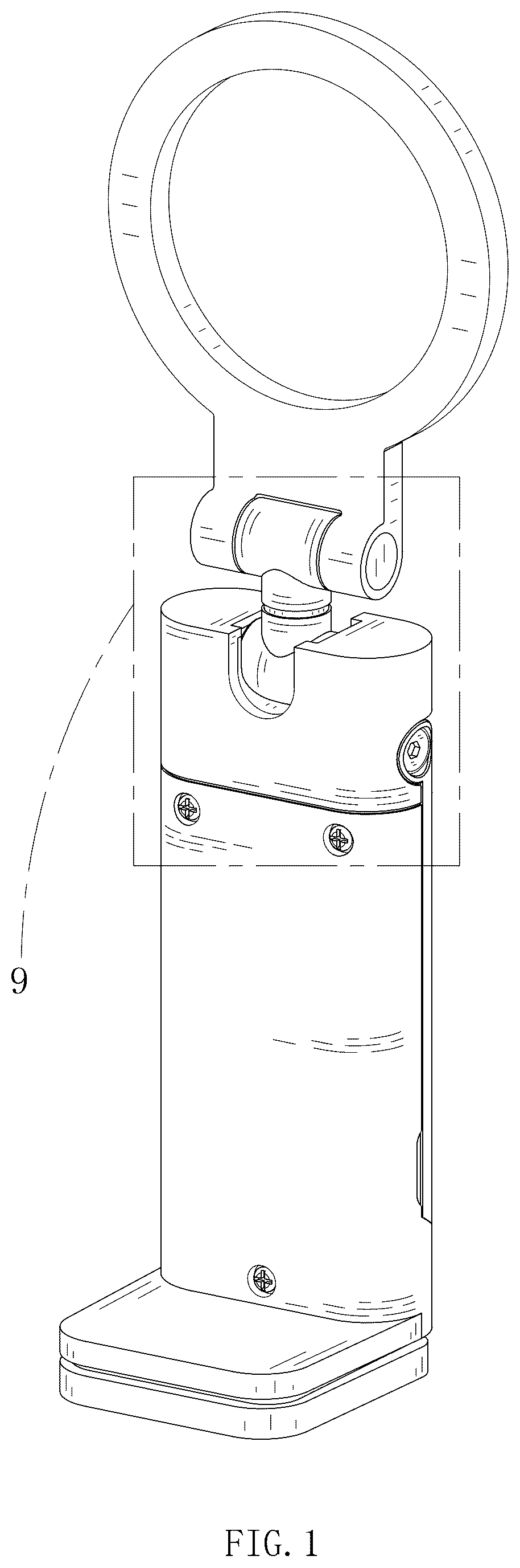 Patent USD1077789 Figure 1 – Mobile phone holder