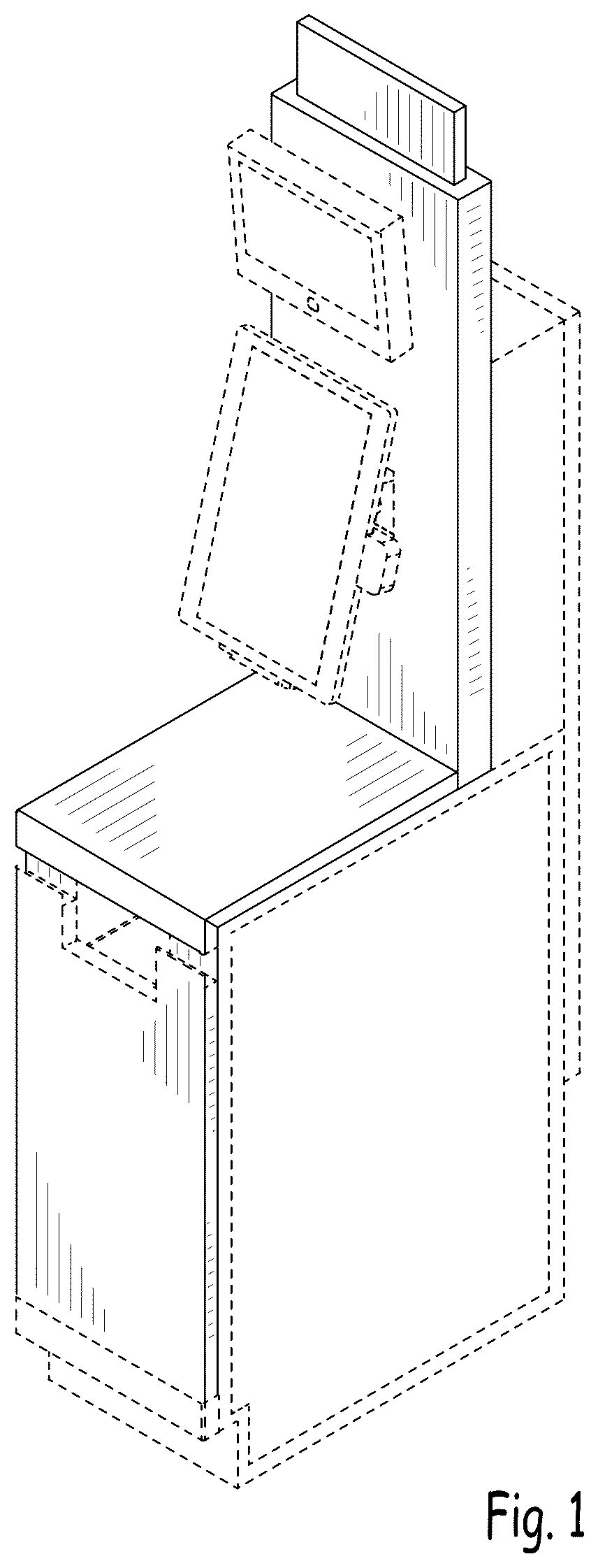 Patent USD1077791 — Checkout station — Figure 1