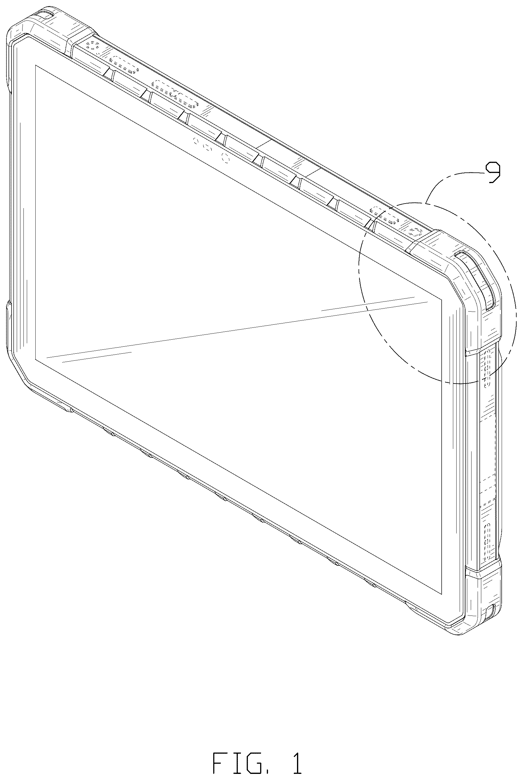 Patent USD1077796 — Mobile terminal — Figure 1