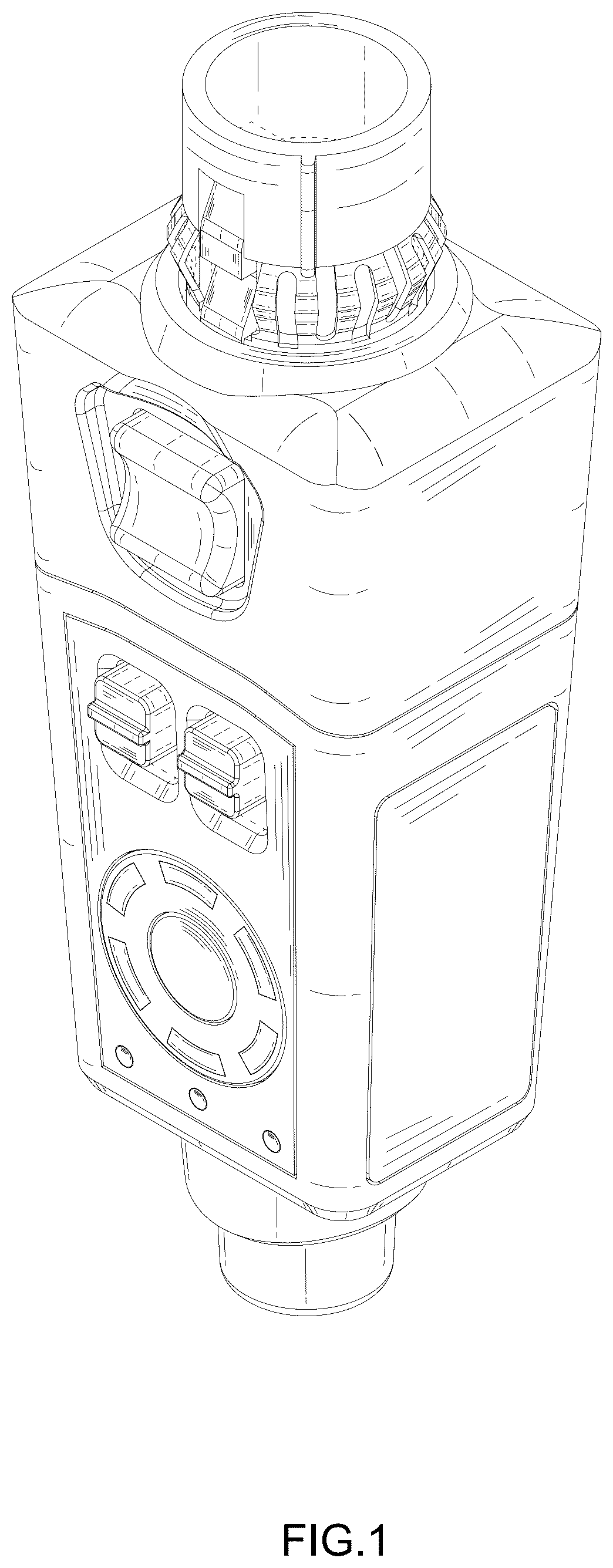 Patent USD1077801 Figure 1 – Wireless monitoring transmitter