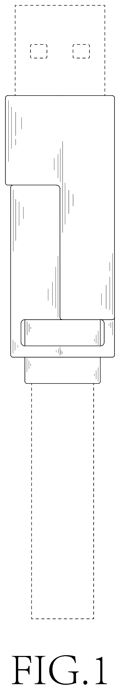 Patent USD1077813 — Data cable — Figure 1