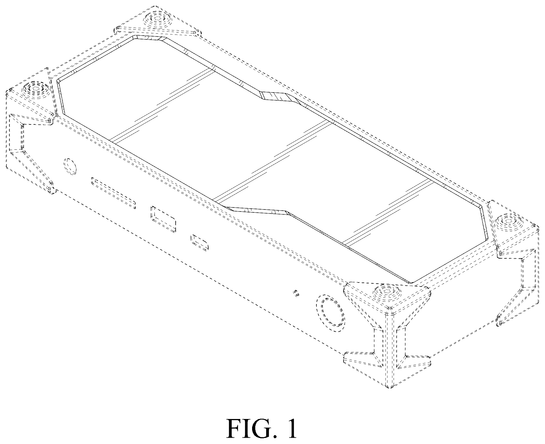 Patent USD1077816 Figure 1 – Shell of an electronic device