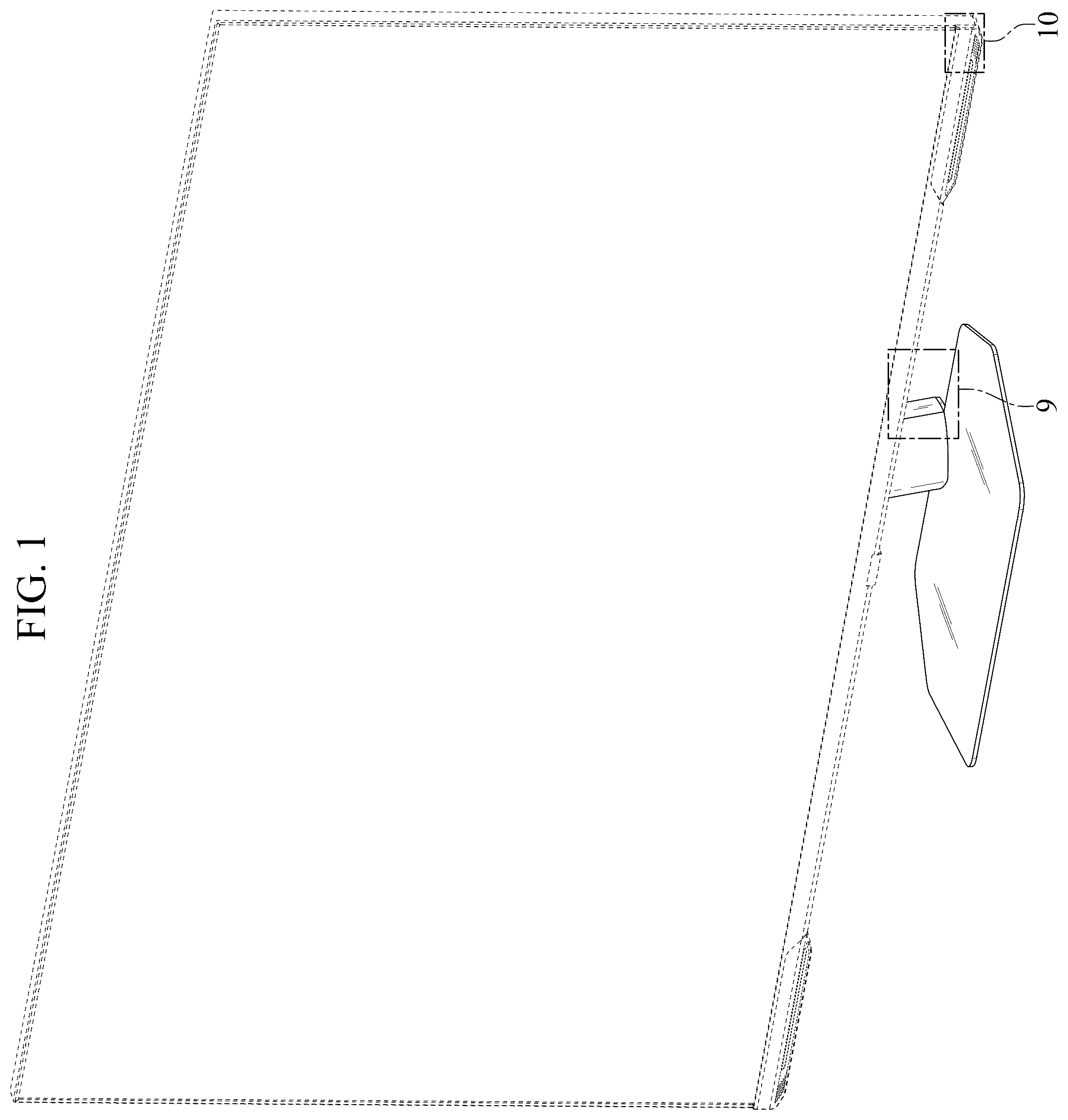 Patent USD1077821 Figure 1 – Monitor