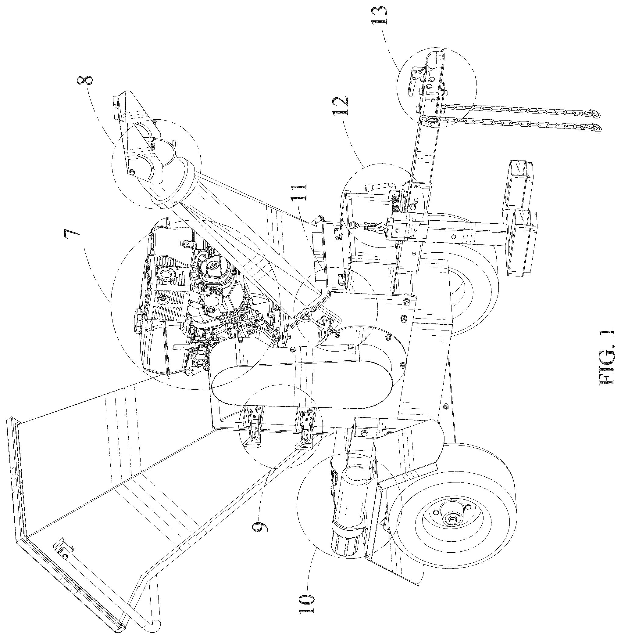 Patent USD1077866 — Wood chipper — Figure 1
