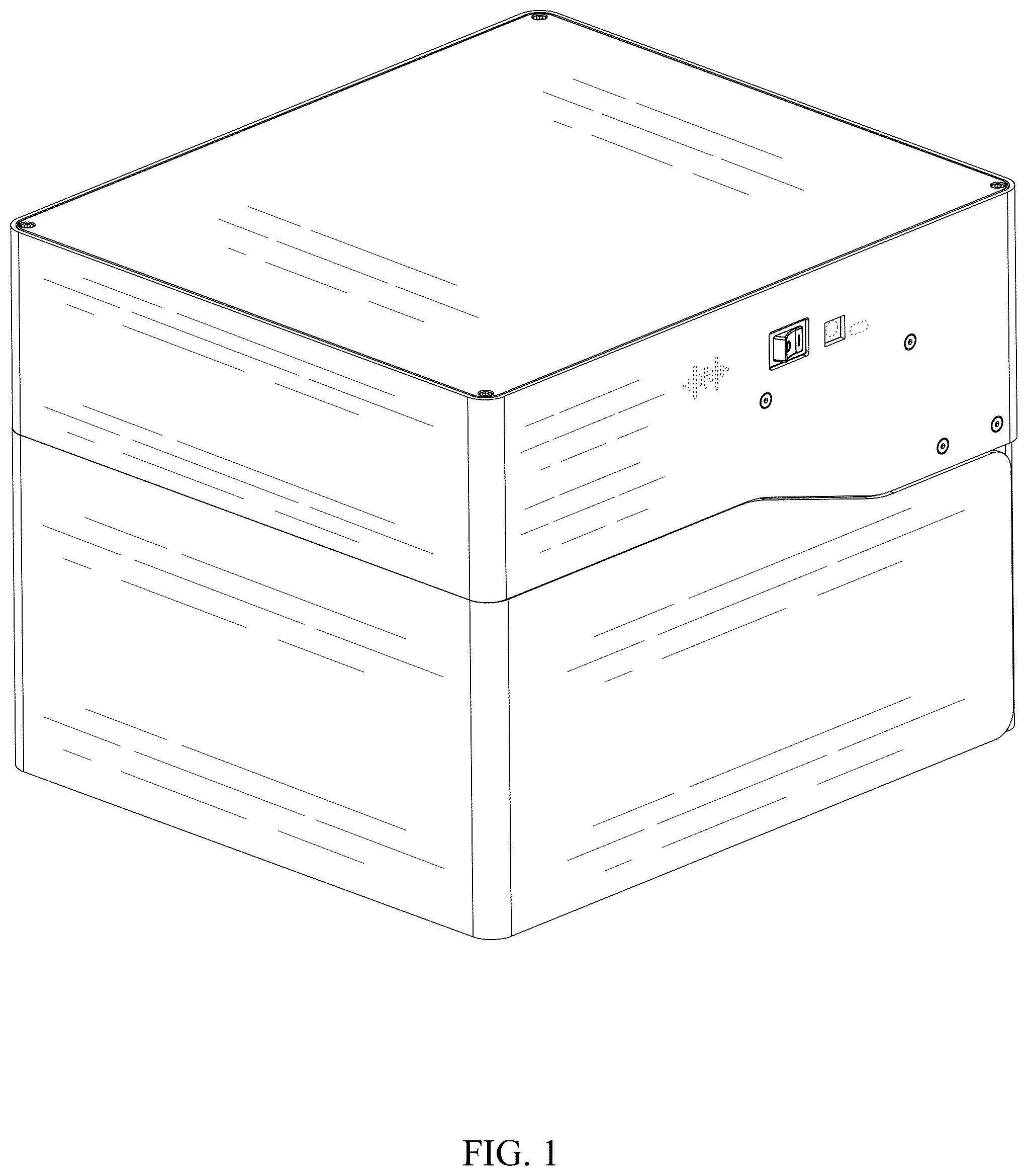 Patent USD1077873 — Miniature engraving machine — Figure 1