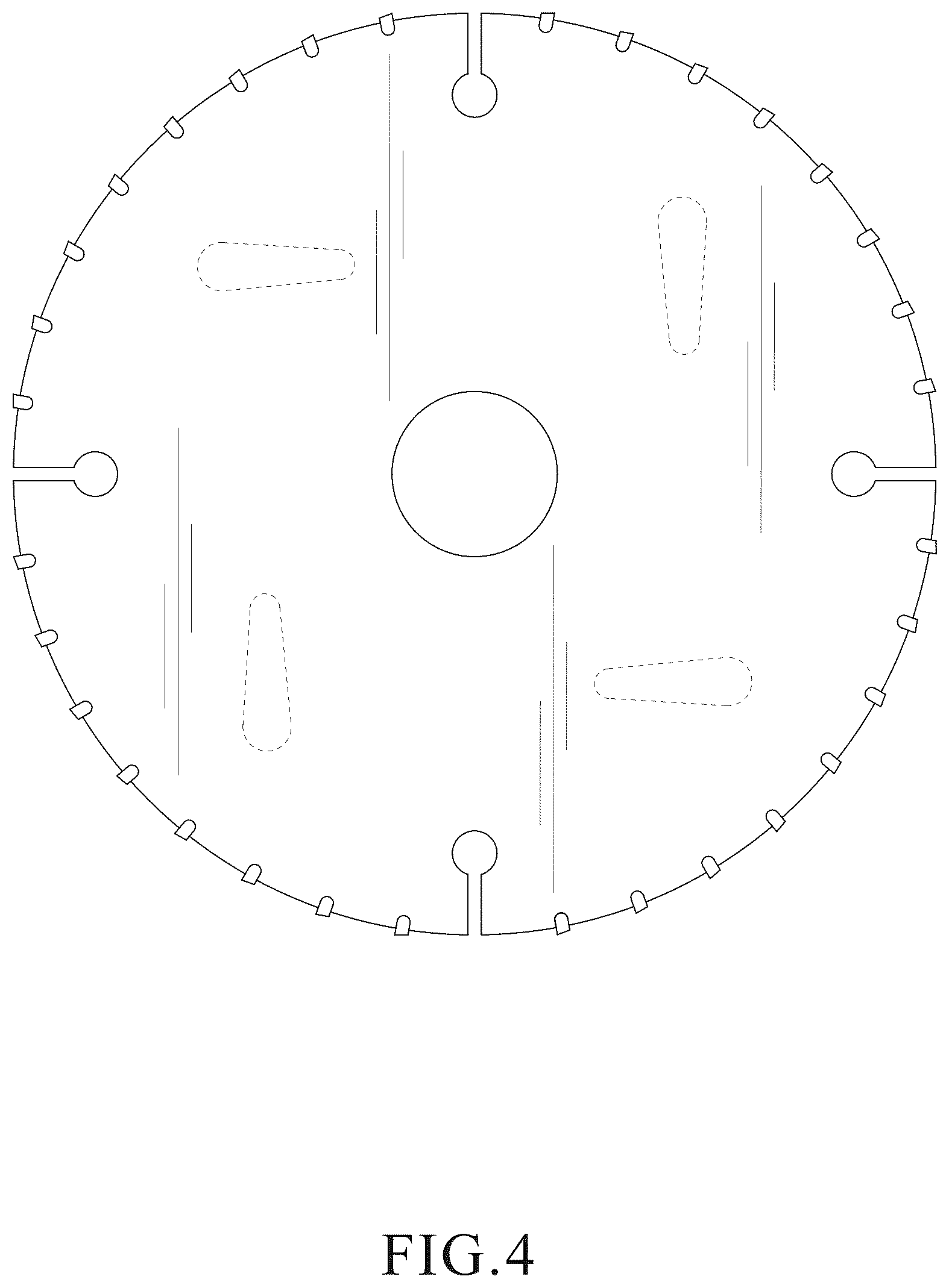 Patent USD1077875 Figure 4 – Circular saw blade
