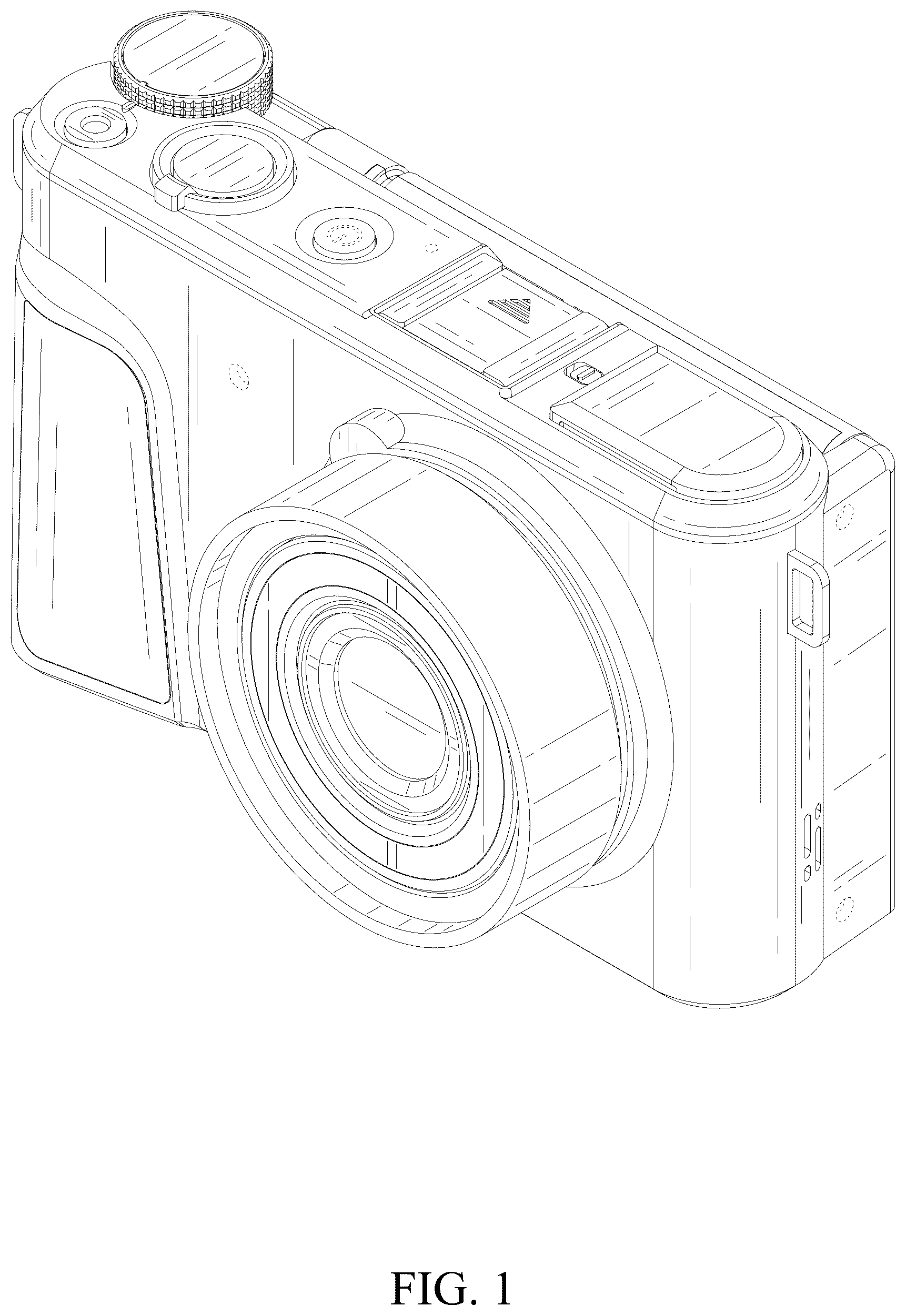 Patent USD1077884 — Digital camera — Figure 1