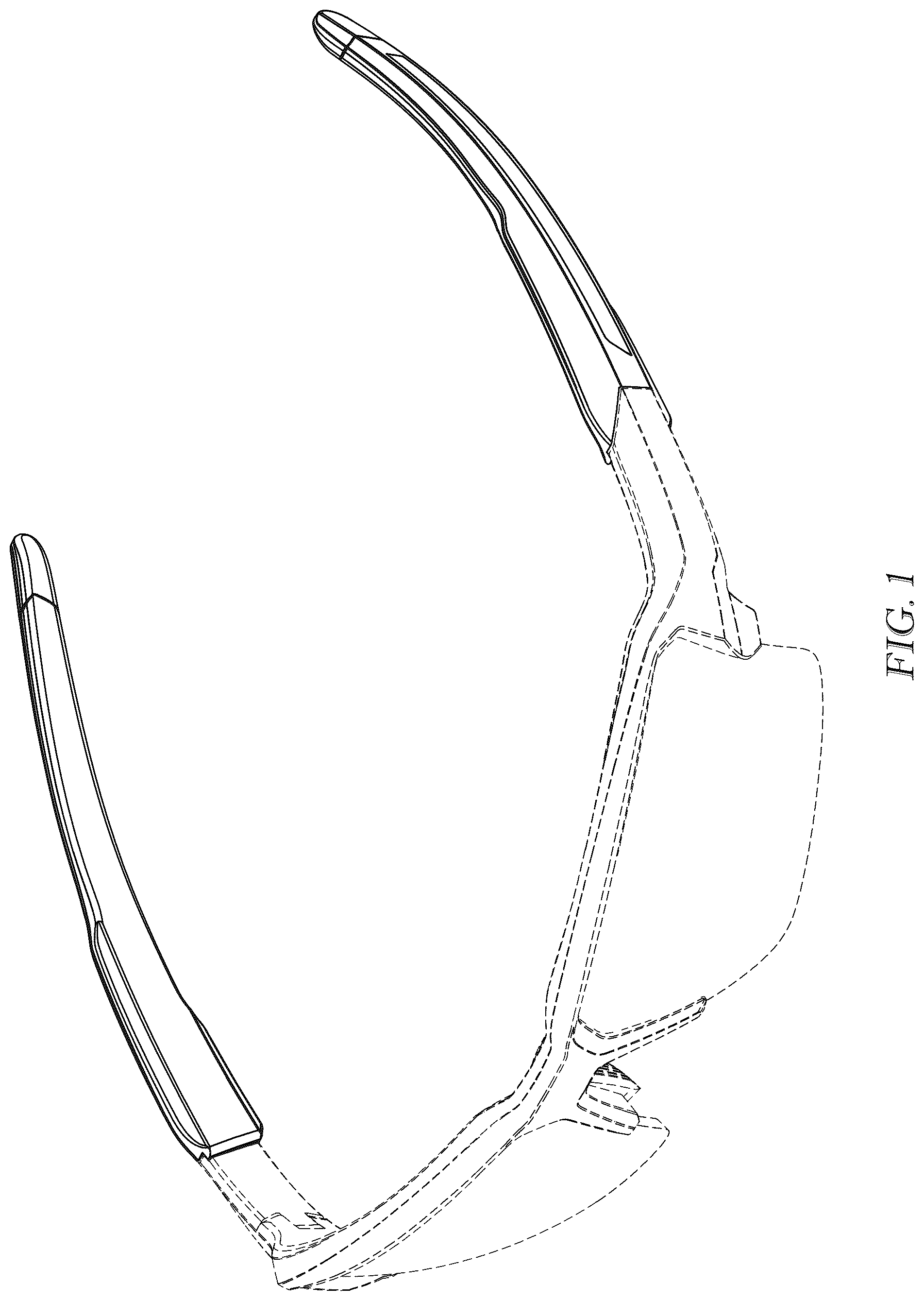 Patent USD1077898 — Set of sunglass components — Figure 1