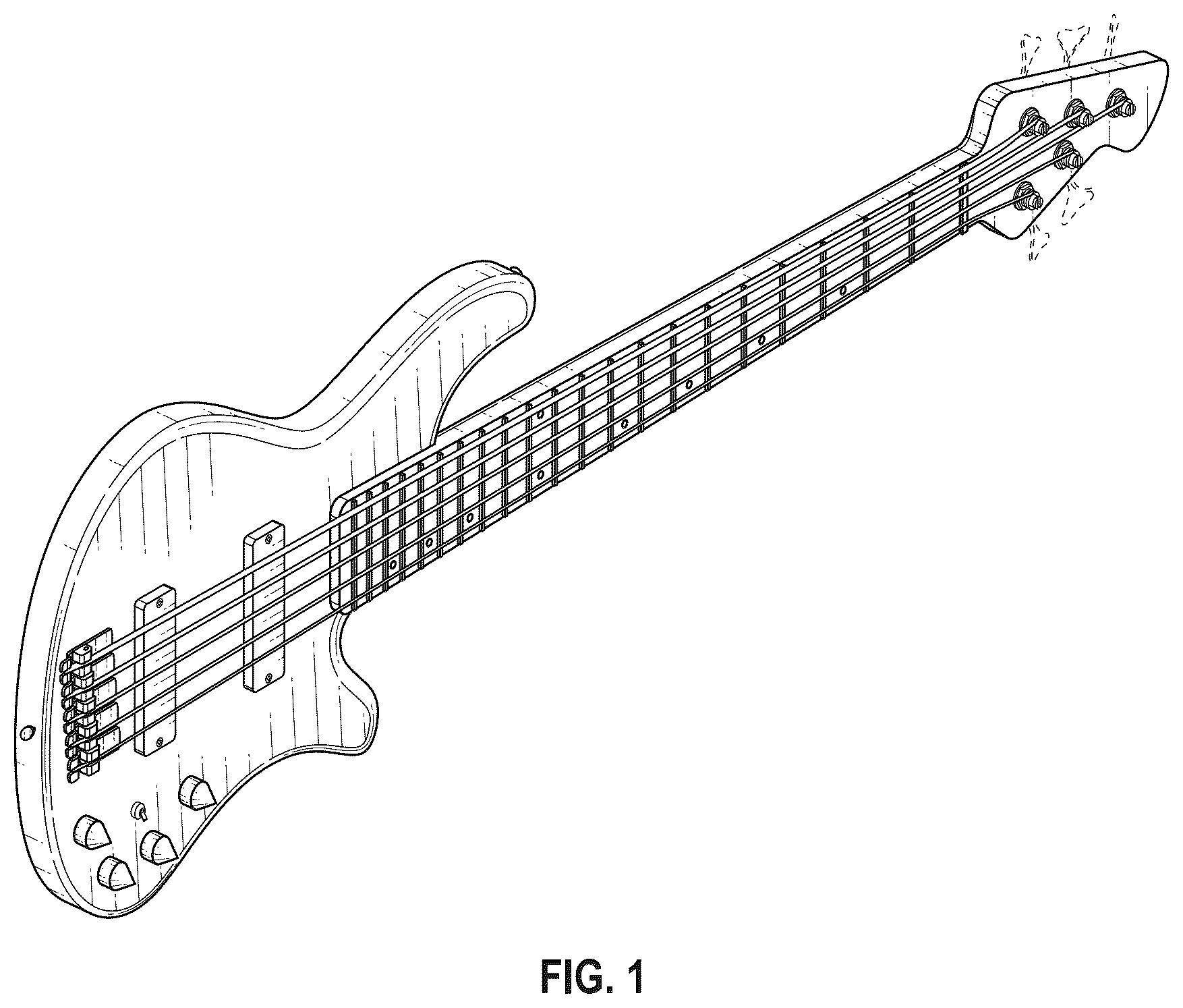 Patent USD1077900 — Guitar — Figure 1