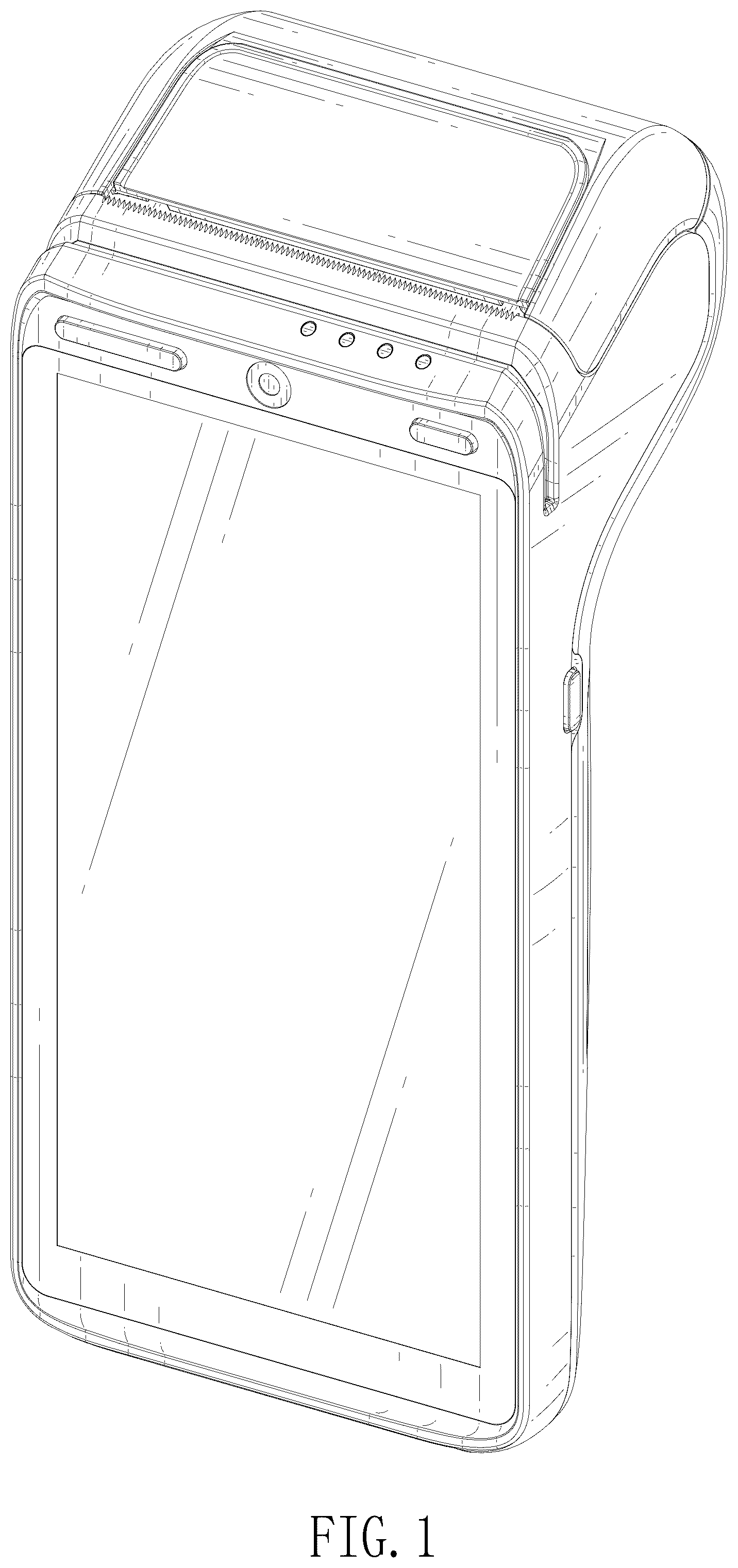 Patent USD1077902 — Mobile payment POS machine — Figure 1