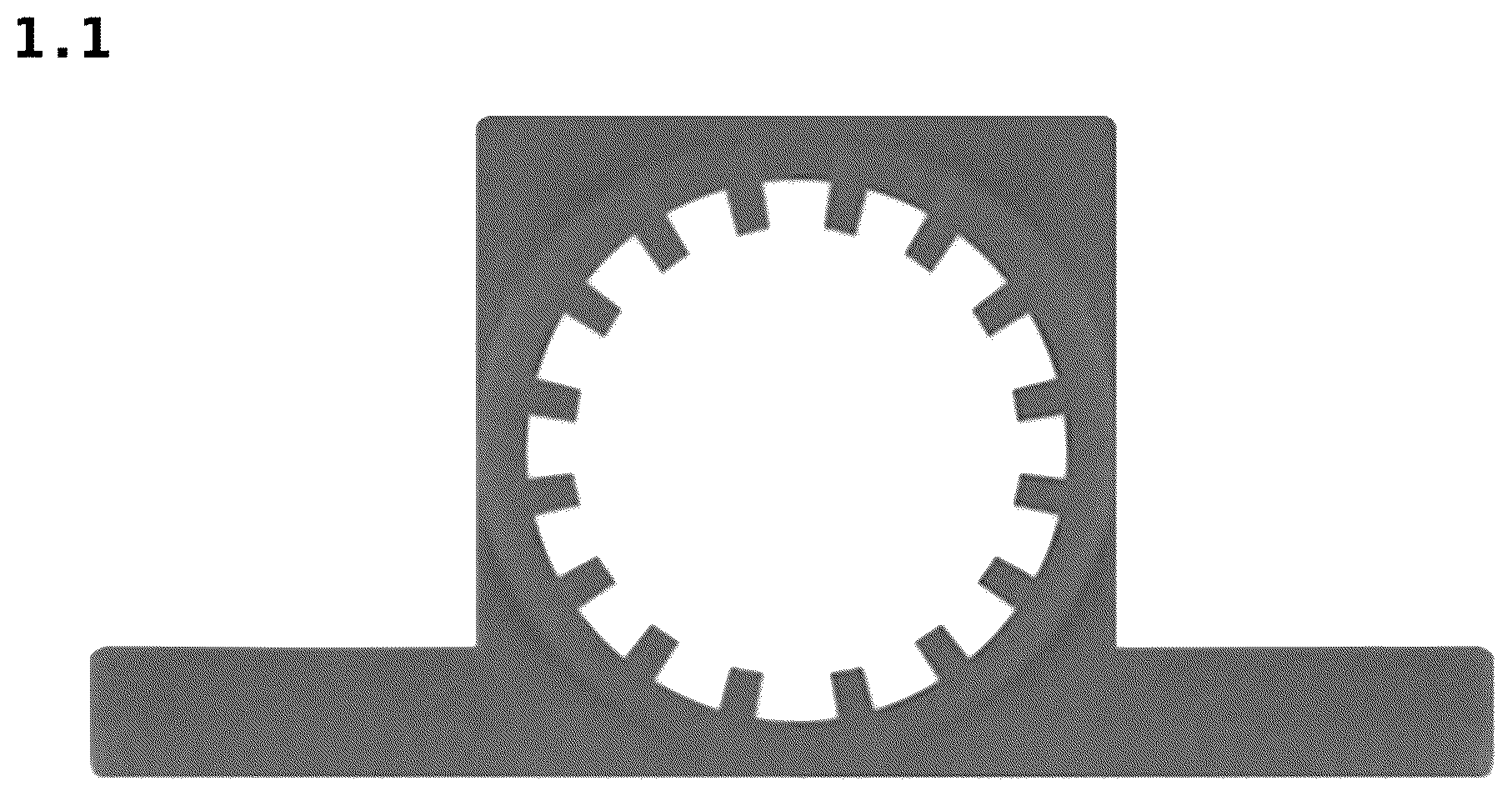 Patent USD1077909 — Name tag for stethoscope — Figure 1