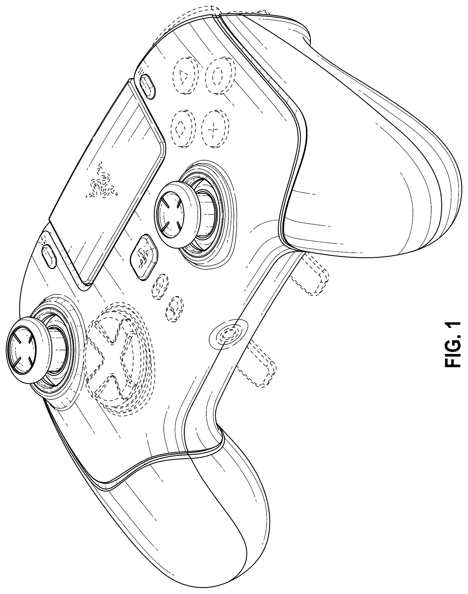 Patent USD1077919 Figure 1 – Controller