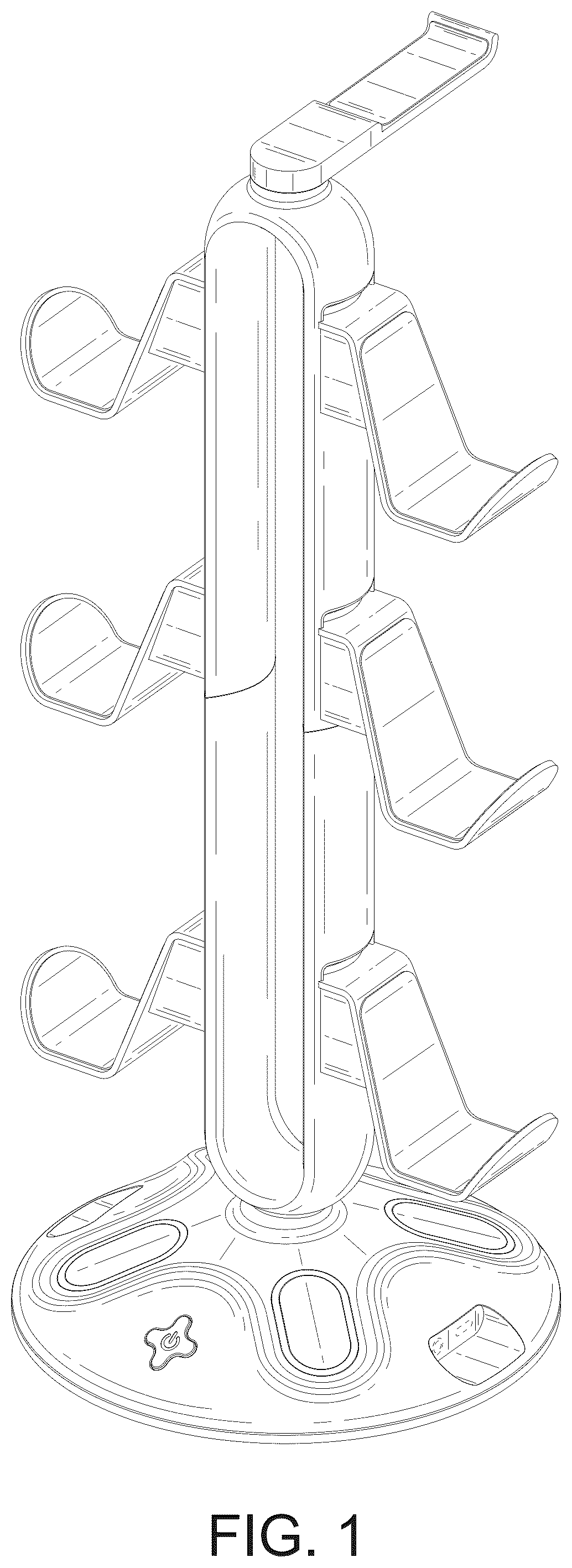 Patent USD1077920 — Game controller stand — Figure 1