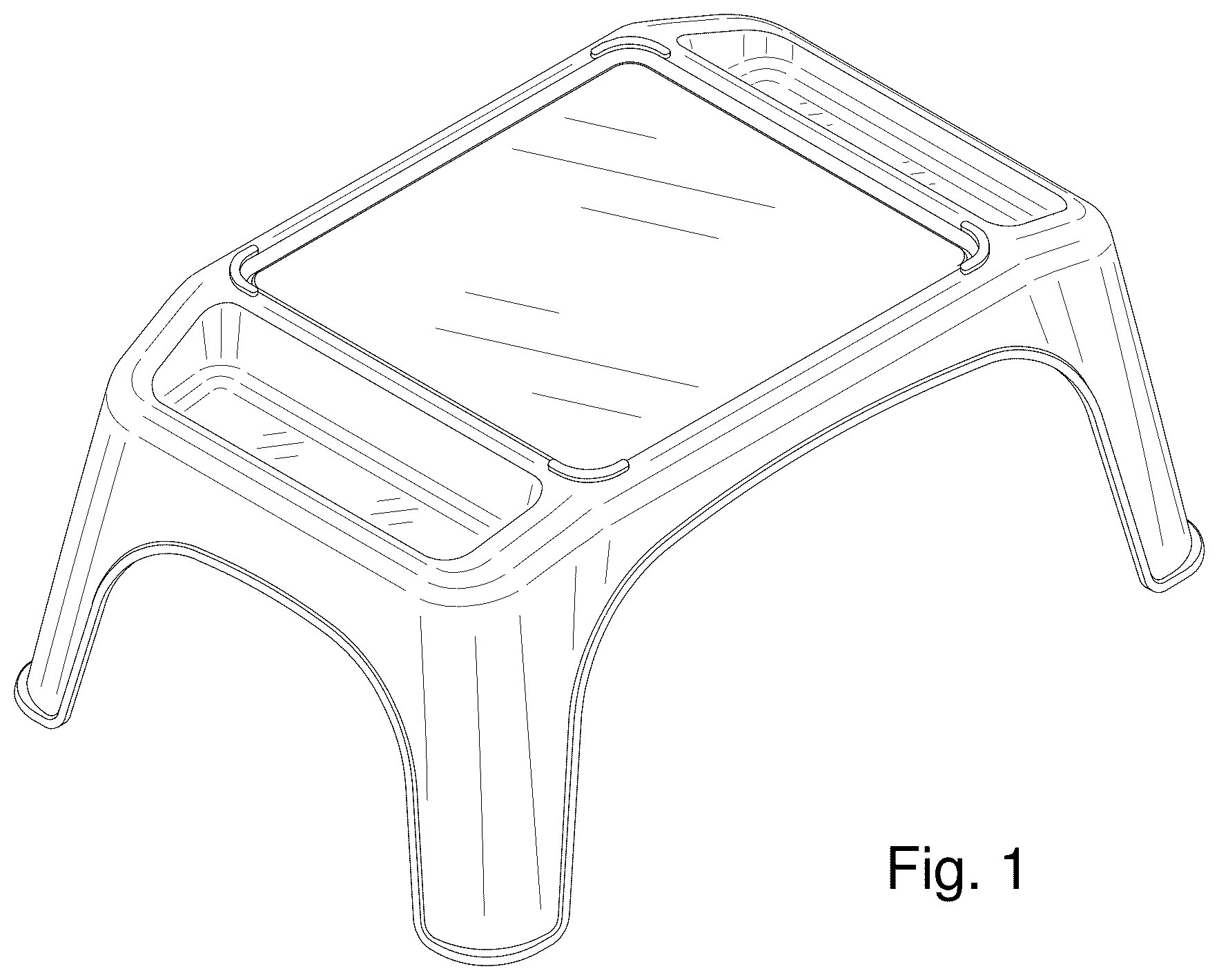 Patent USD1077938 — Child's play desk — Figure 1