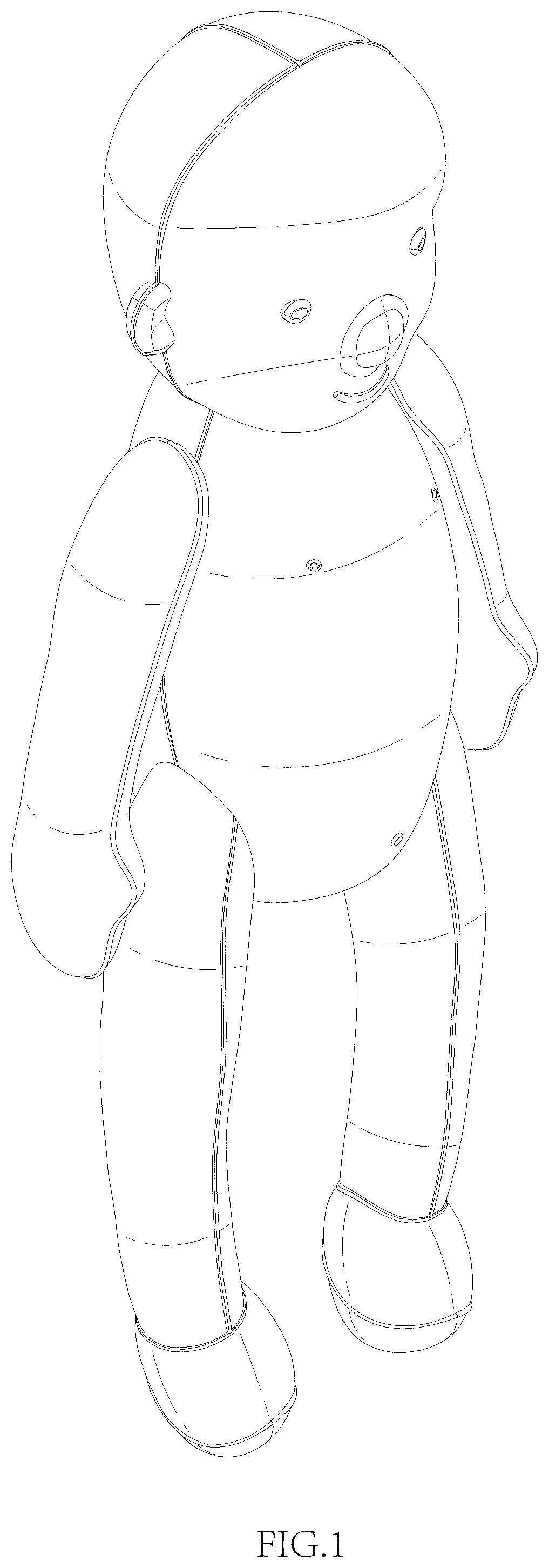 Patent USD1077946 — Handmade doll — Figure 1