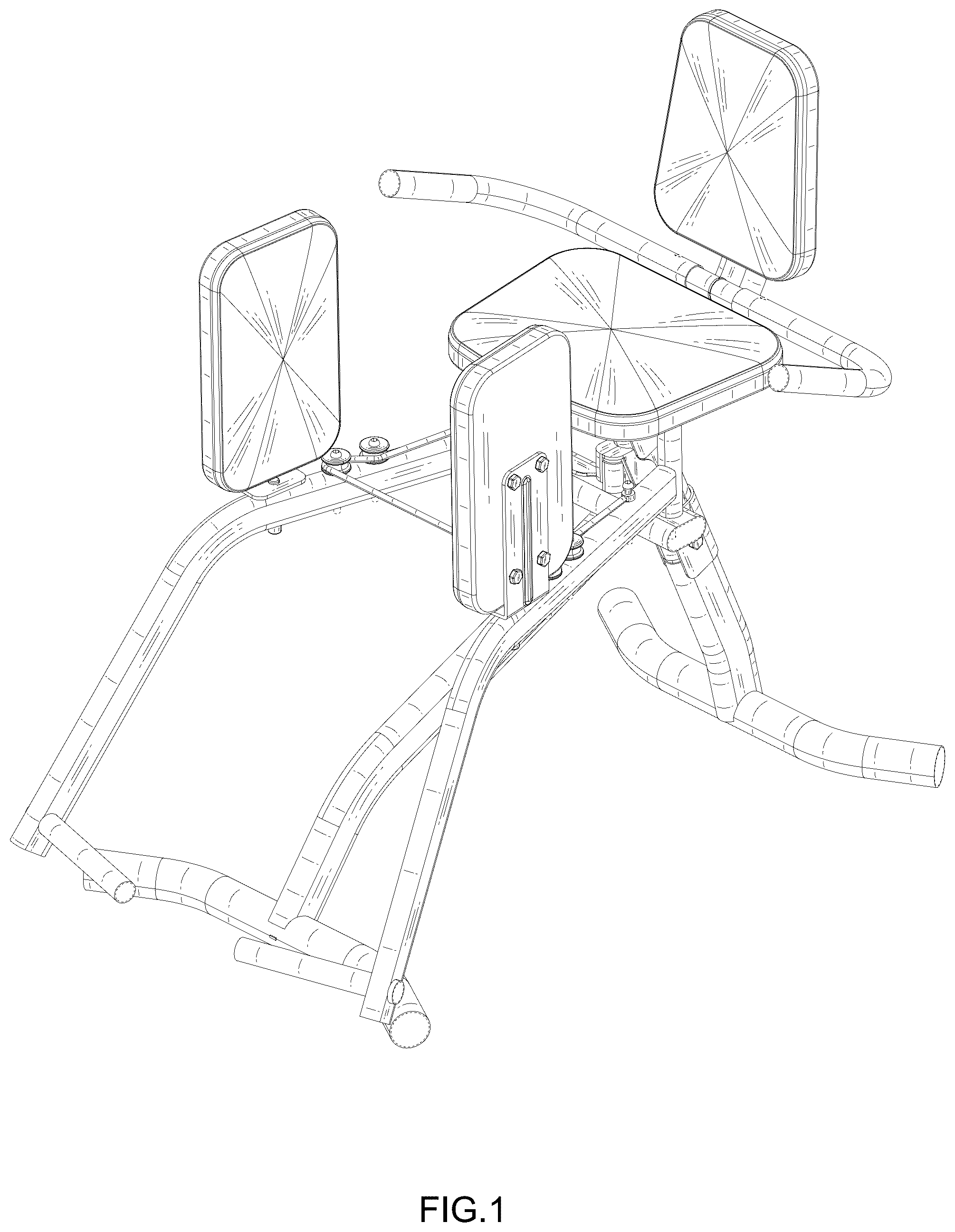 Patent USD1077948 Figure 1 – Fitness machine