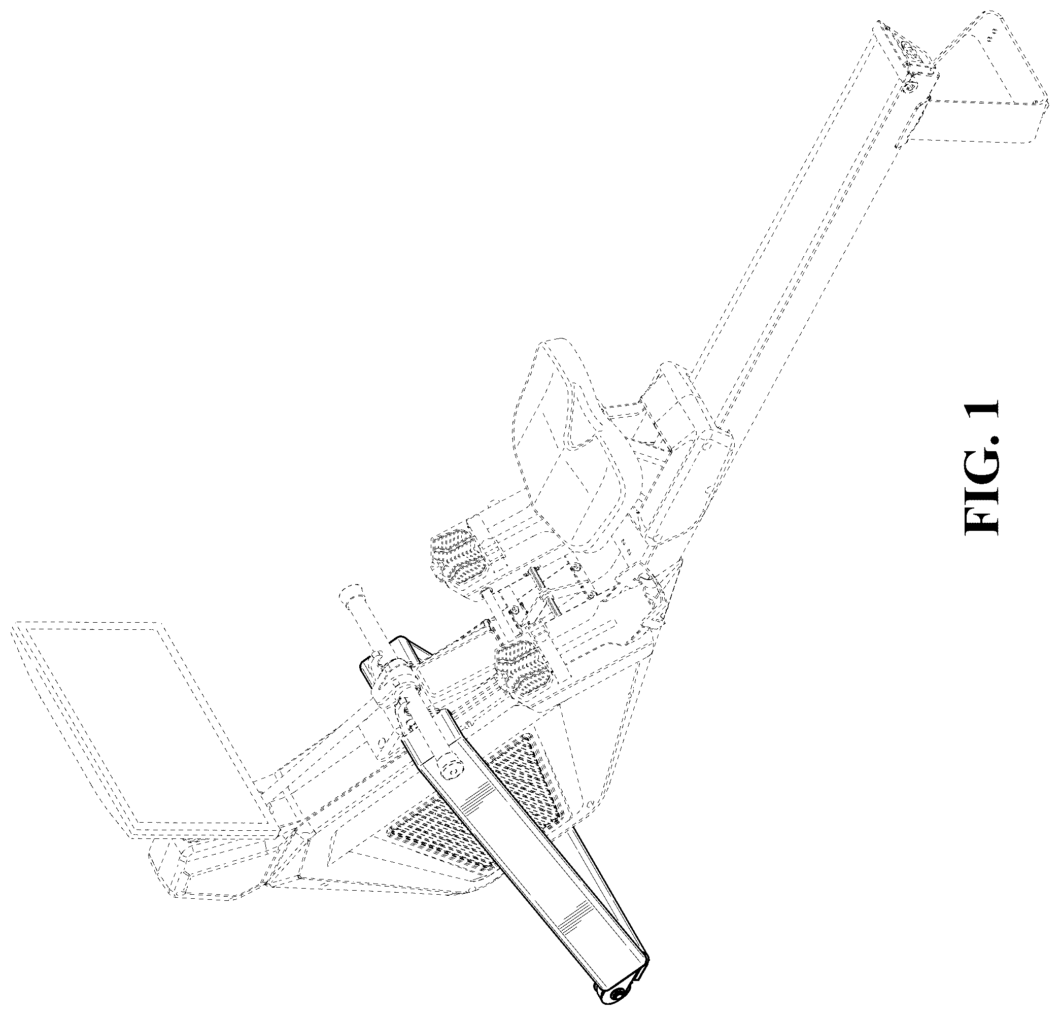 Patent USD1077949 — Rowing machine — Figure 1
