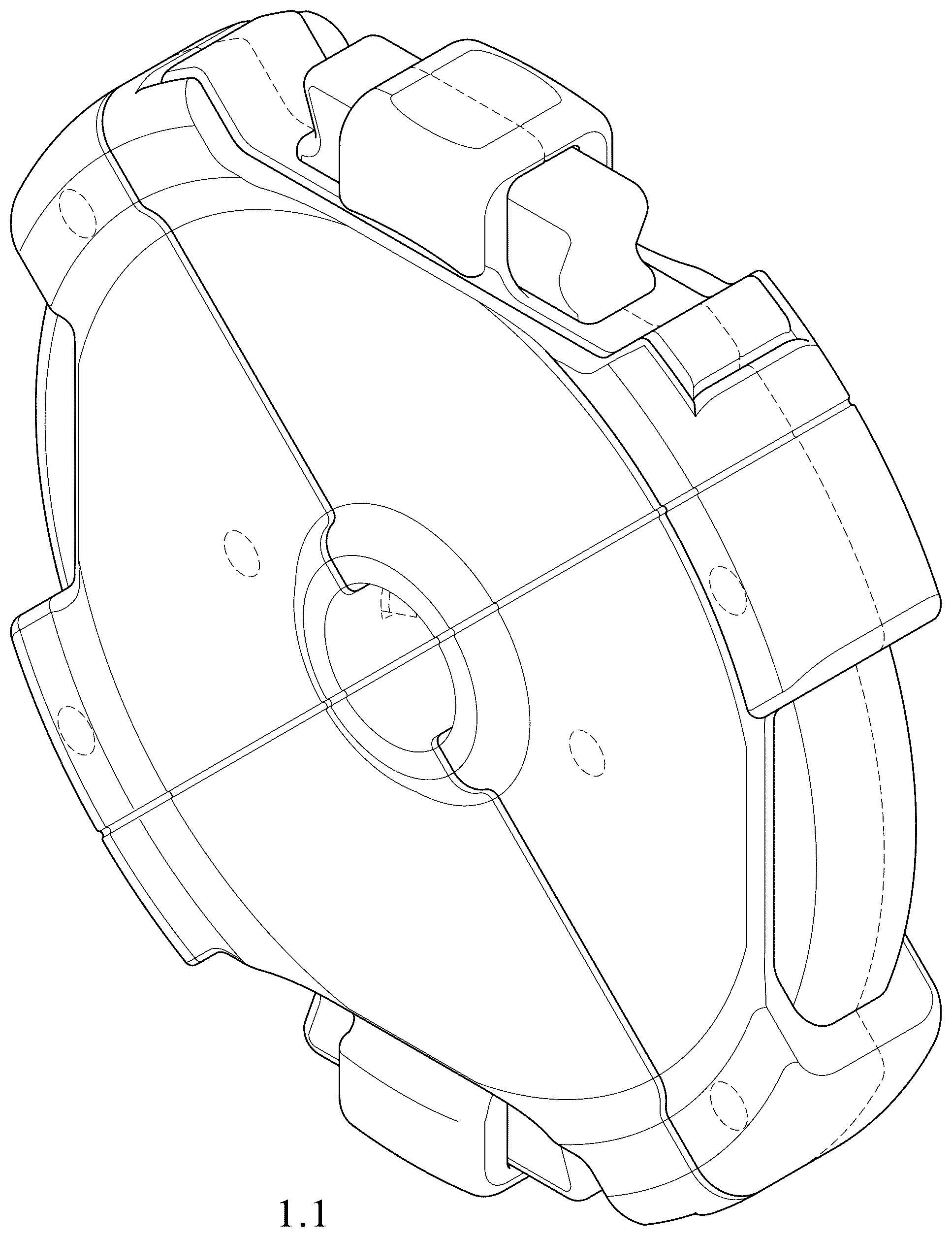 Patent USD1077950 — Weight plate for athletics — Figure 1