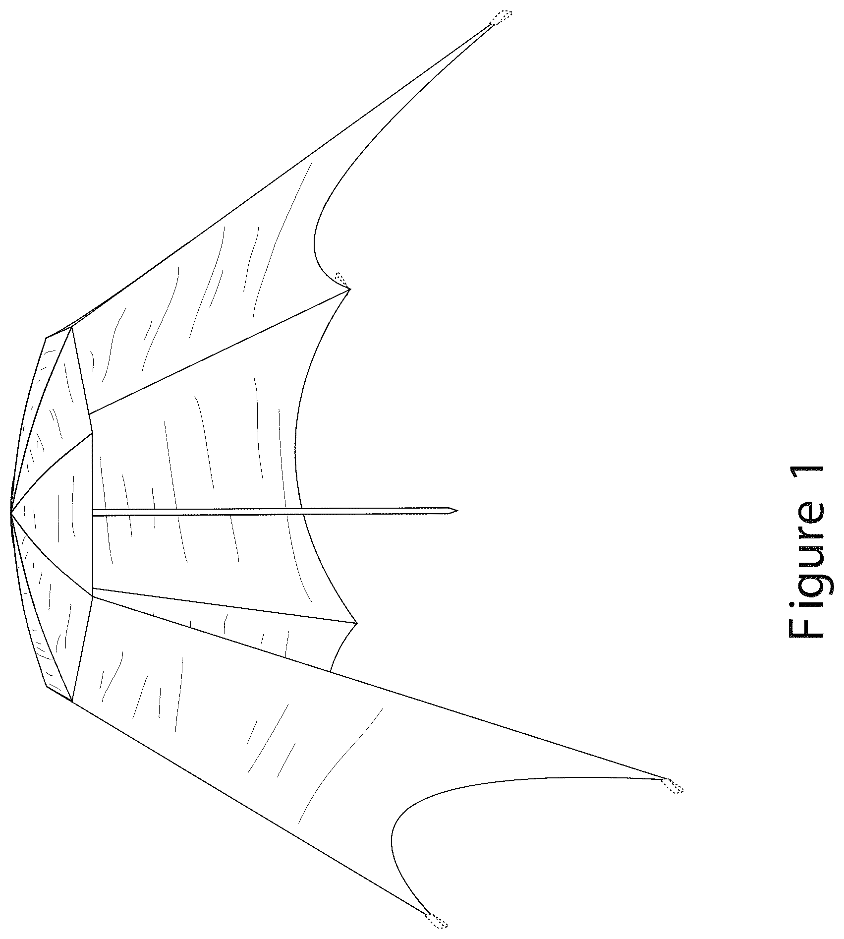 Patent USD1077964 Figure 1 – Tent
