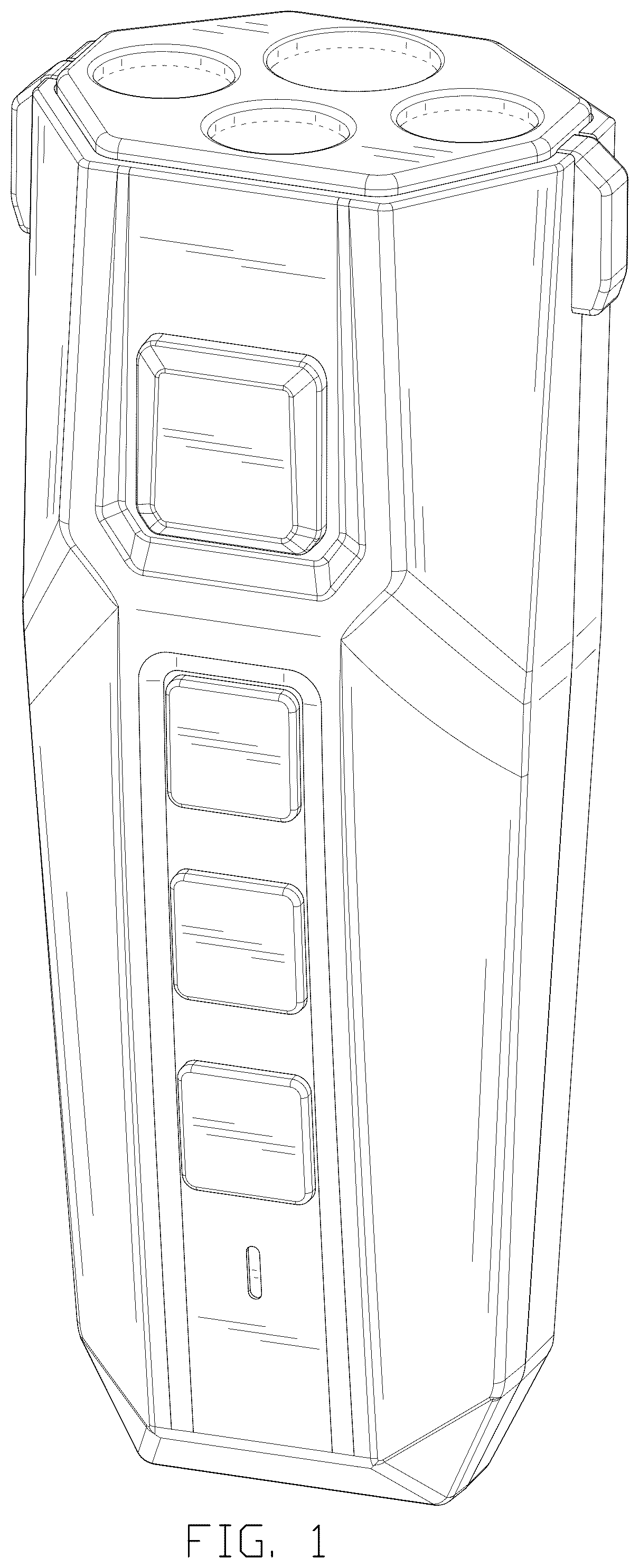 Patent USD1077971 — Ultrasonic dog repeller — Figure 1