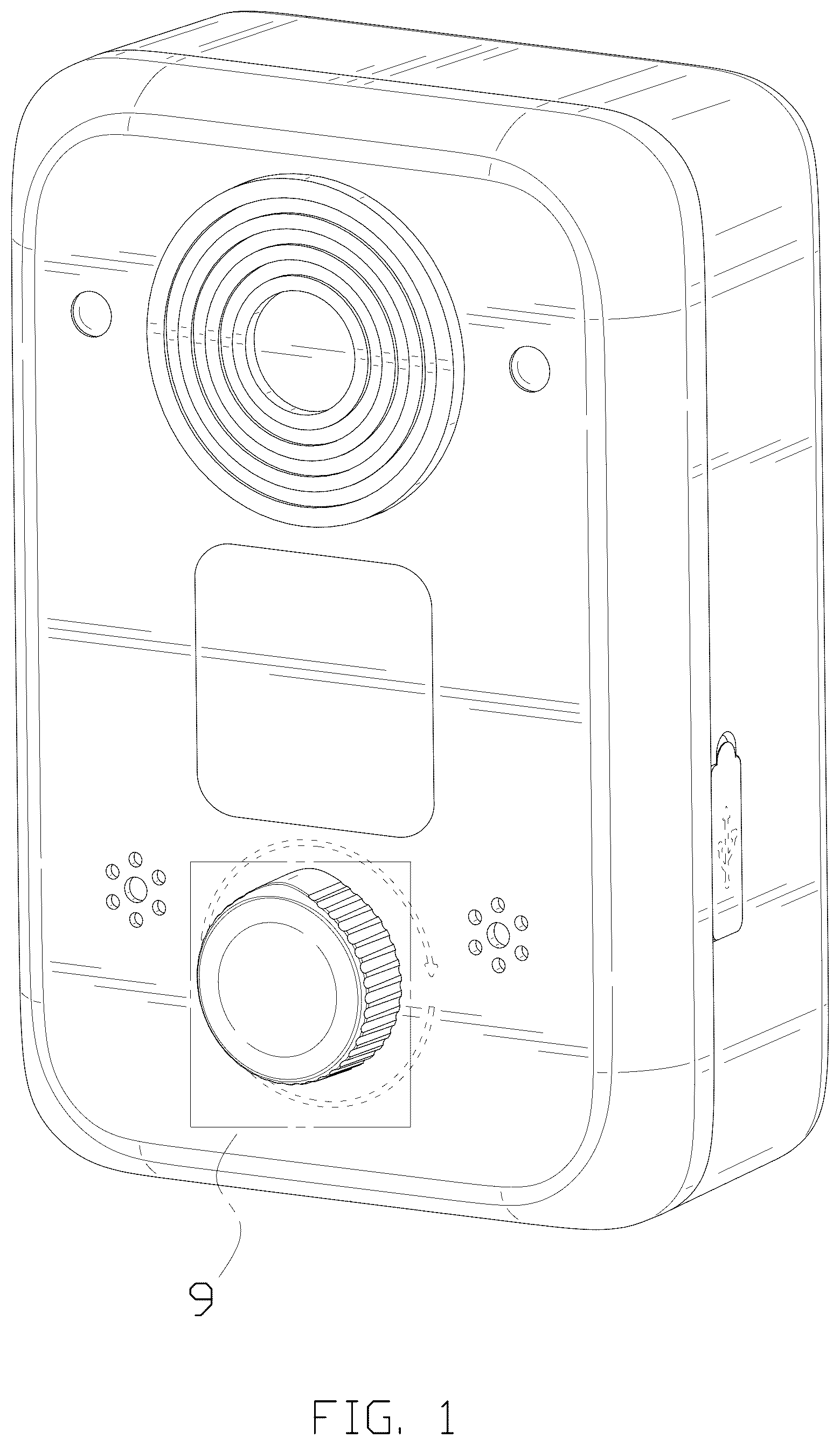 Patent USD1077975 — Ultrasonic dog repeller — Figure 1