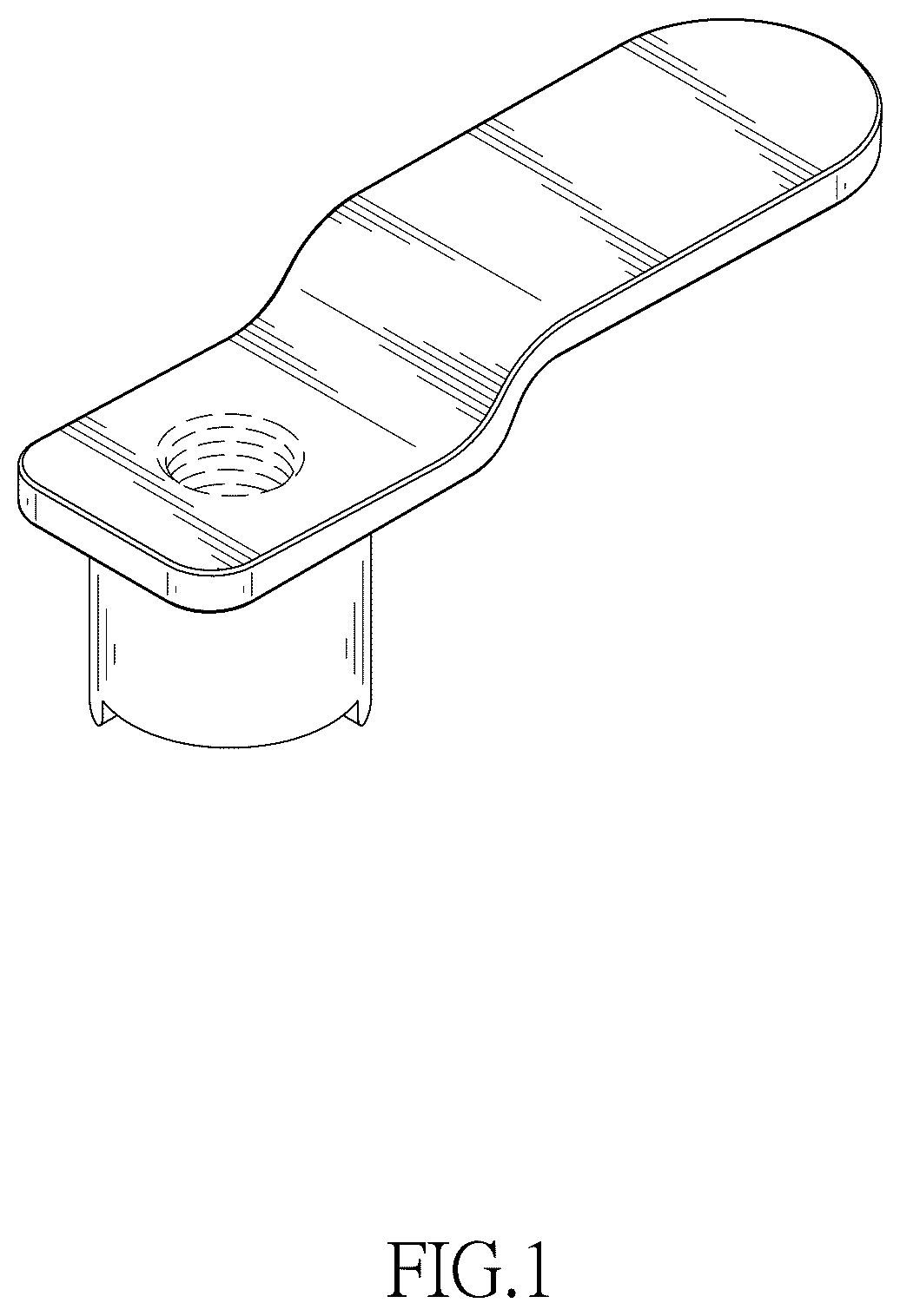 Patent USD1077987 — Switching handle — Figure 1