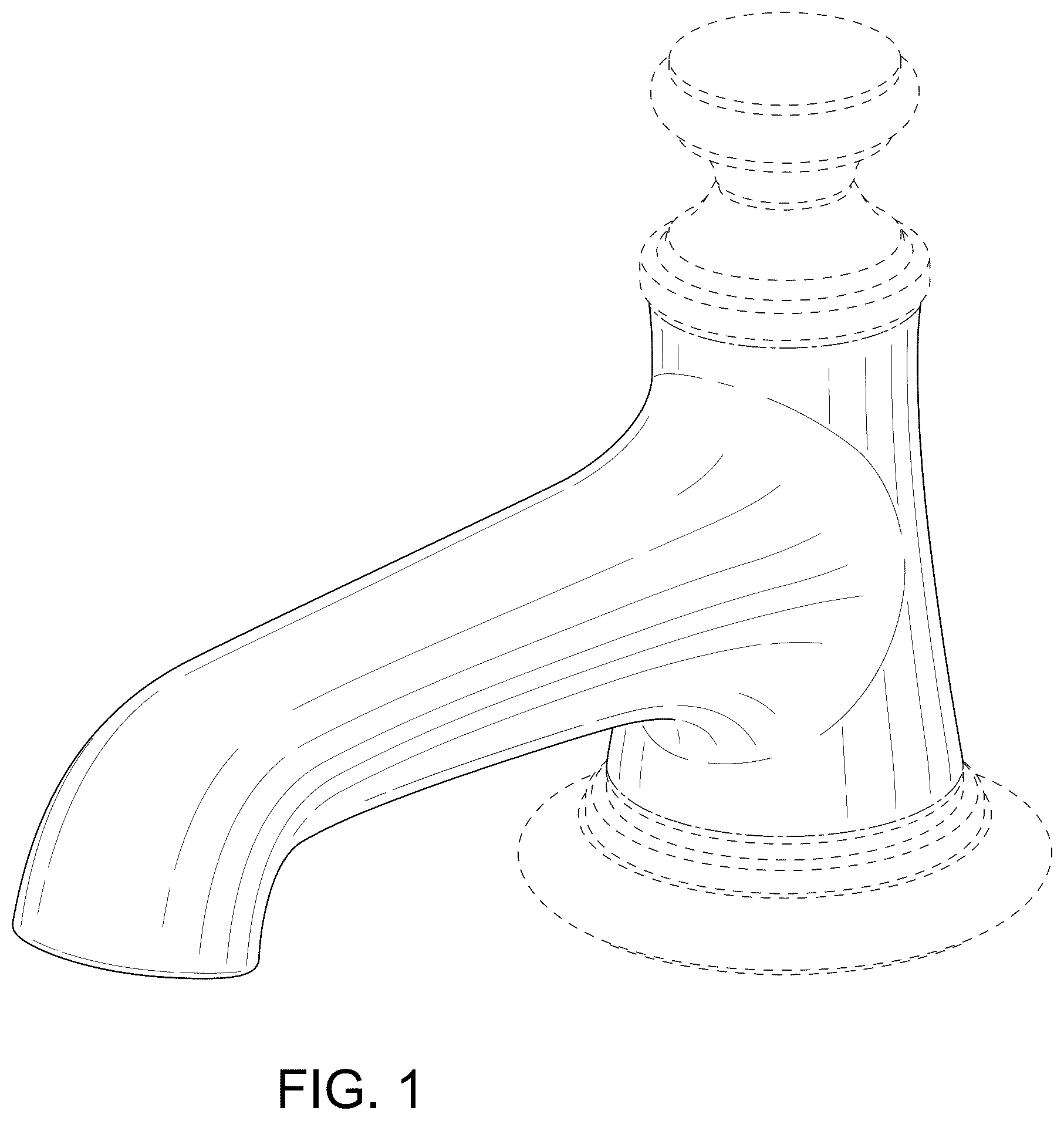 Patent USD1077988 — Faucet spout — Figure 1