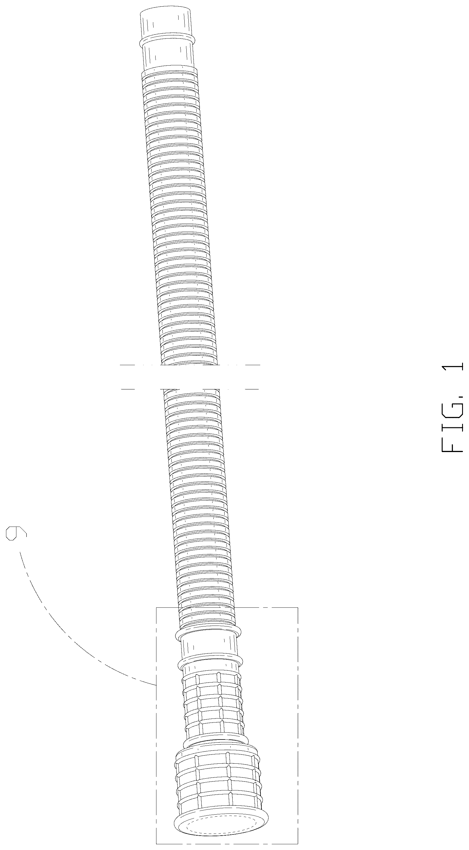 Patent USD1077997 — Drain hose — Figure 1