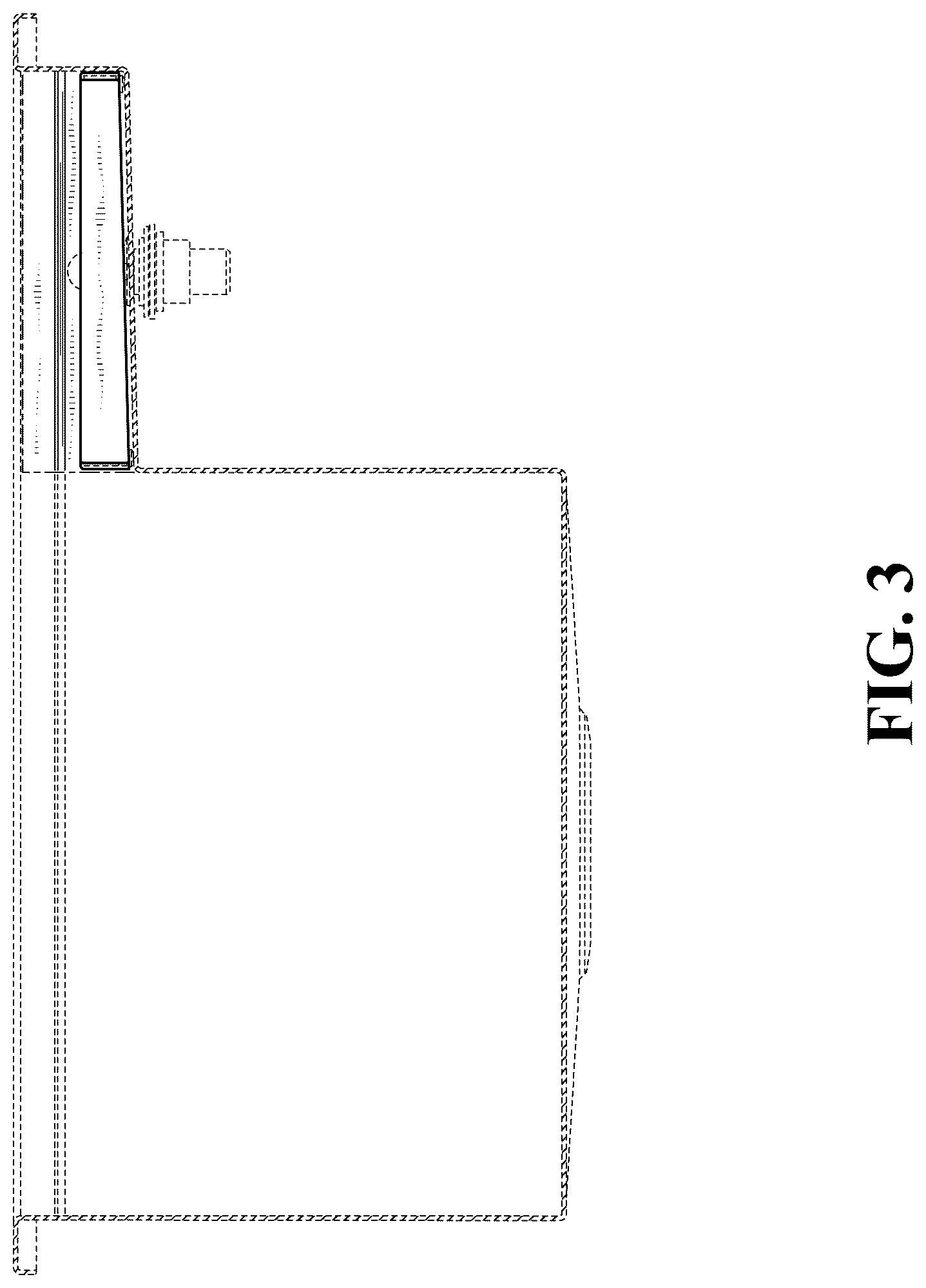 Patent USD1077999 Figure 3 – Sink with vessel rinser
