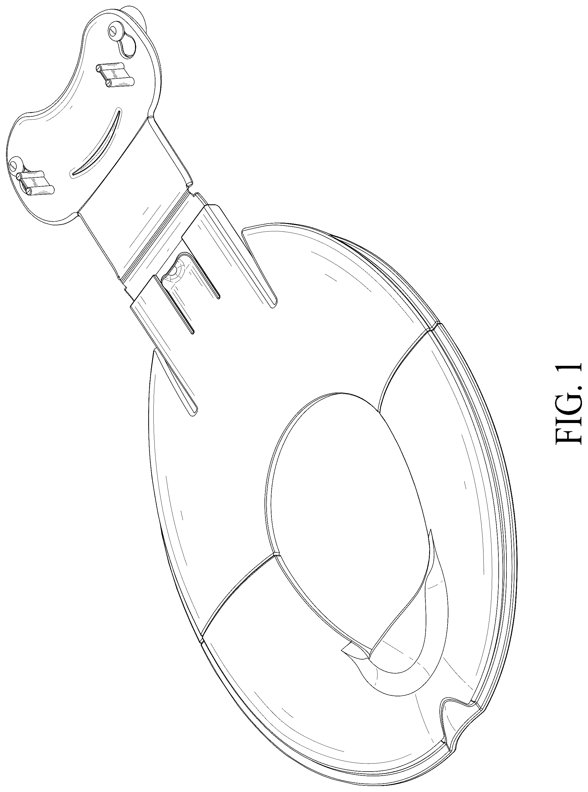 Patent USD1078002 Figure 1 – Toilet seat