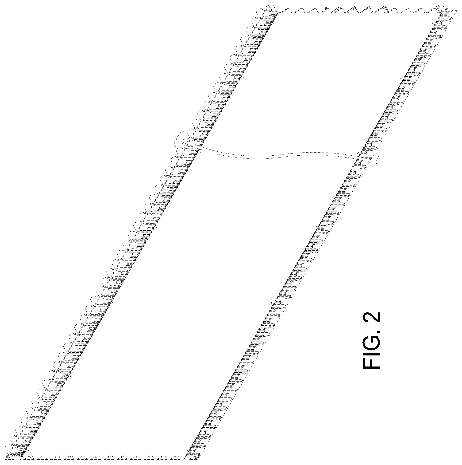 Patent USD1078024 Figure 2 – Ridge vent