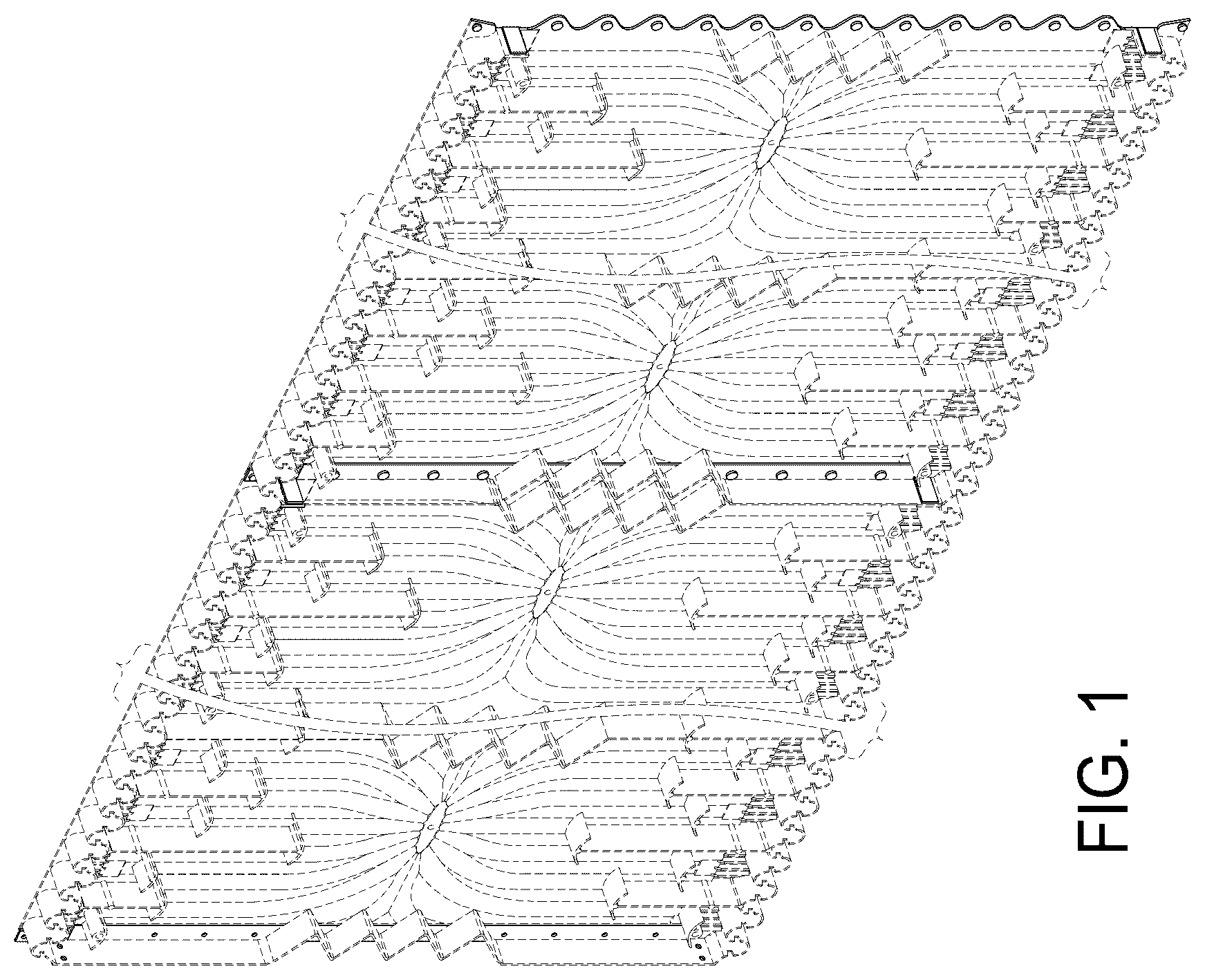 Patent USD1078025 Figure 1 – Ridge vent