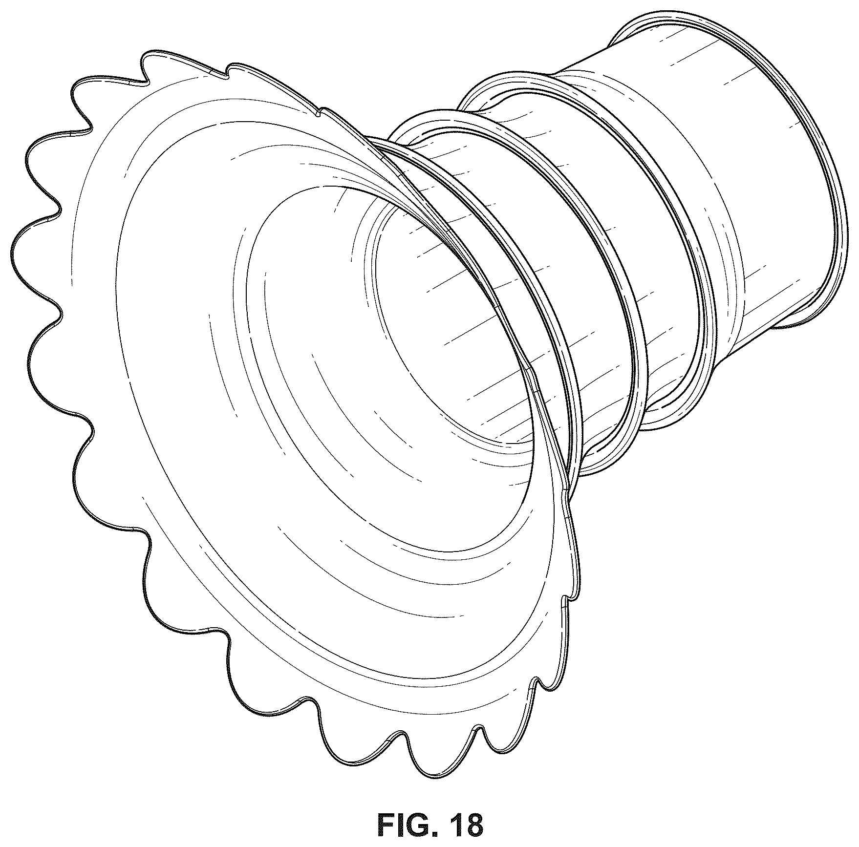 Patent USD1078030 Figure 18 – Insert for a breast pump