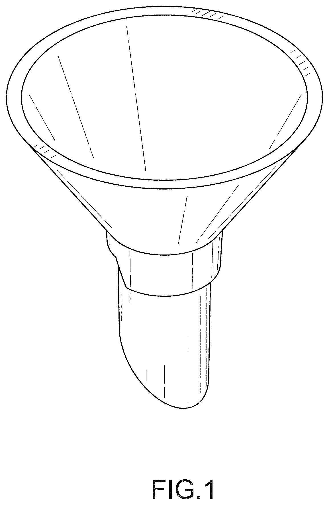 Patent USD1078038 — Blood collection funnel — Figure 1