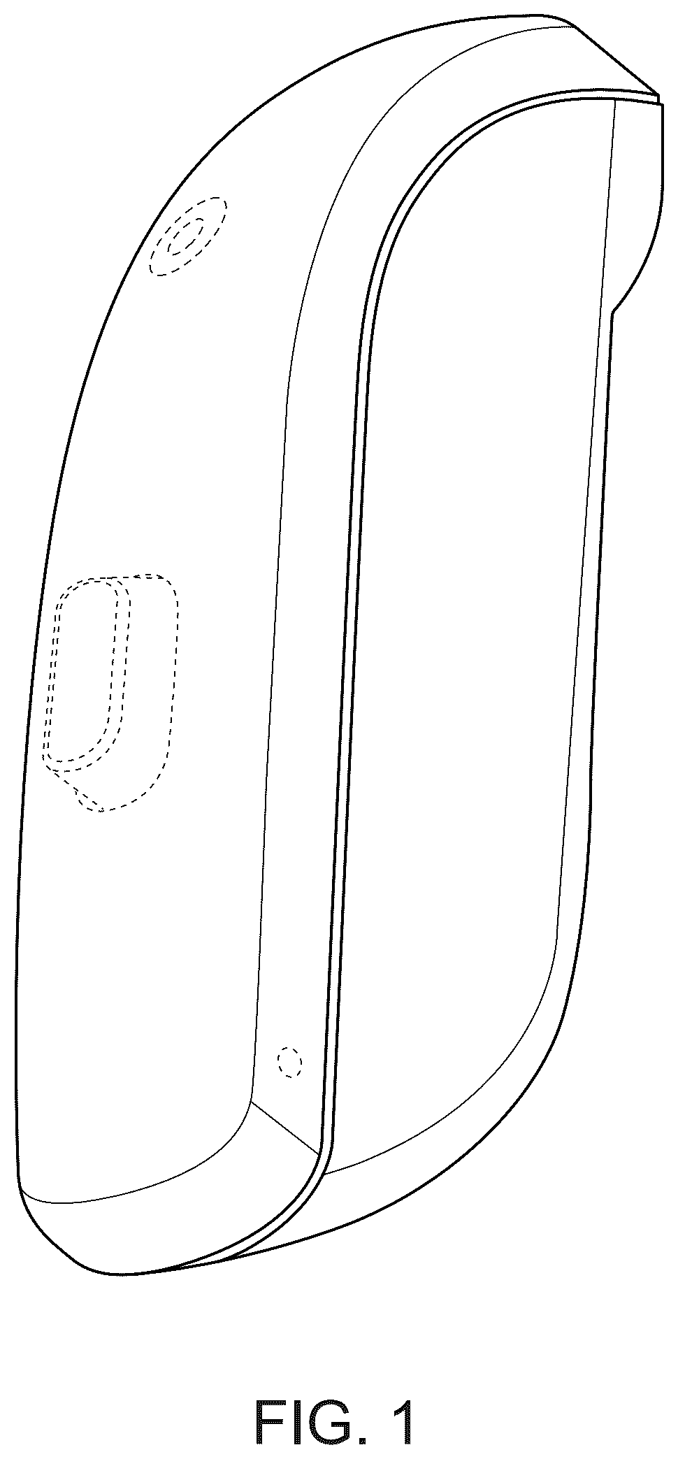 Patent USD1078056 — Hearing aid component — Figure 1