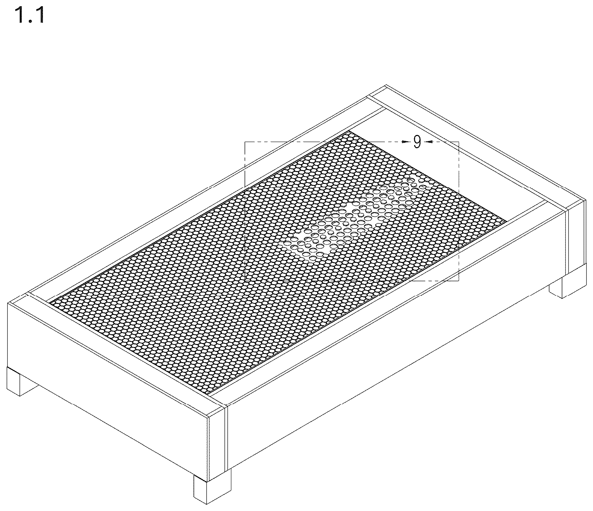 Patent USD1078057 — Massage bed — Figure 1