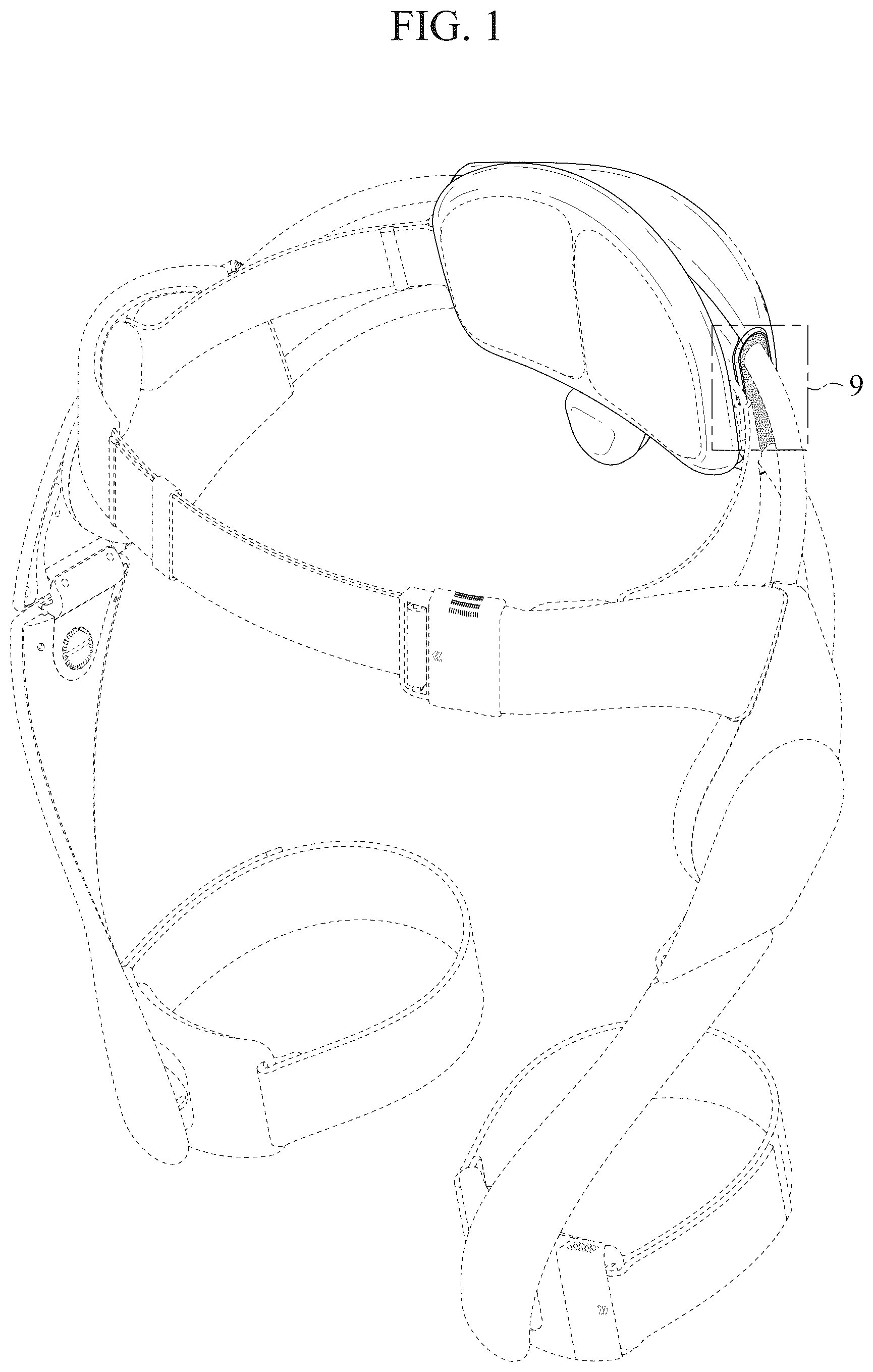 Patent USD1078067 — Wearable robot — Figure 1