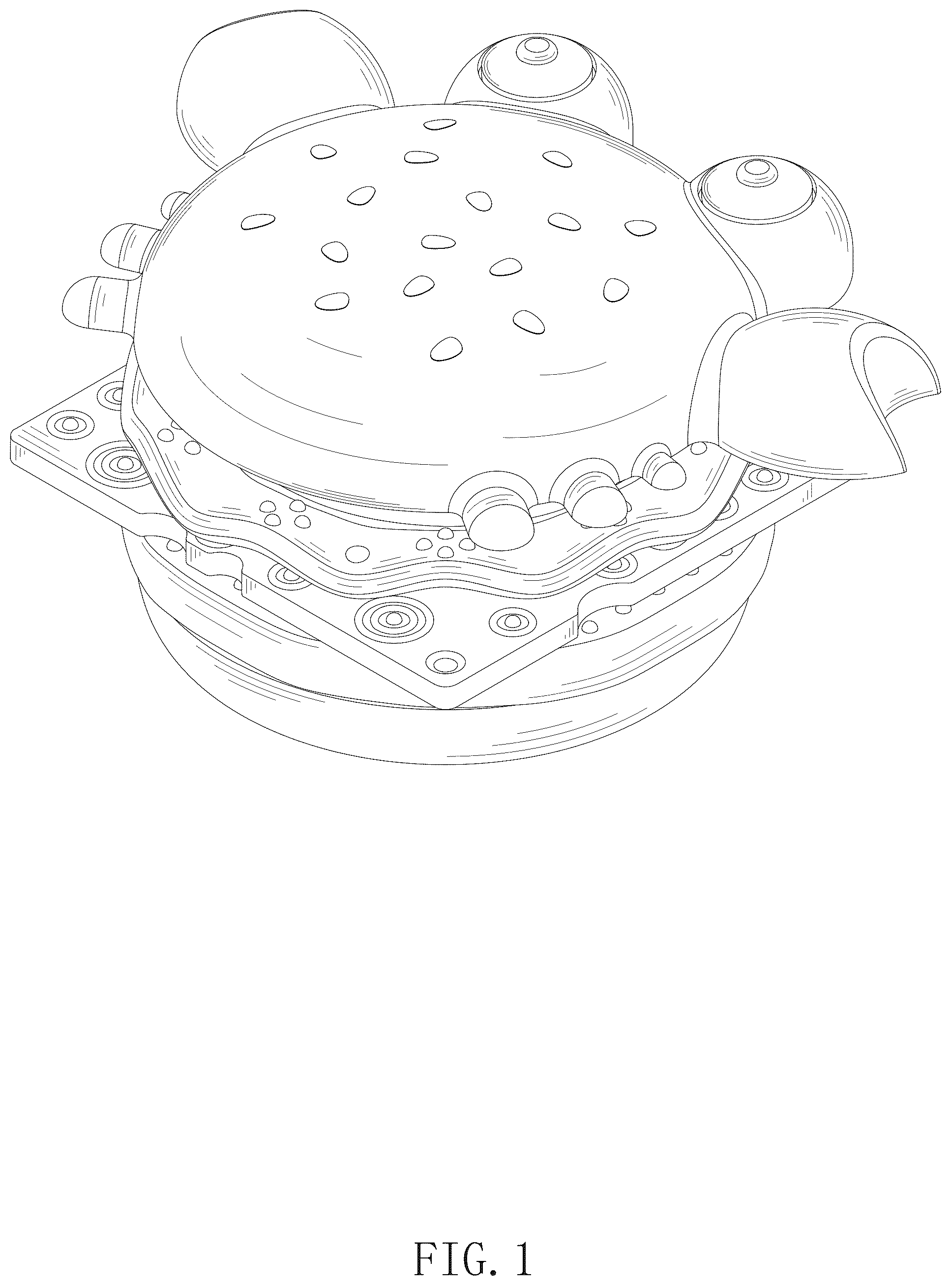 Patent USD1078069 — Teether toy — Figure 1