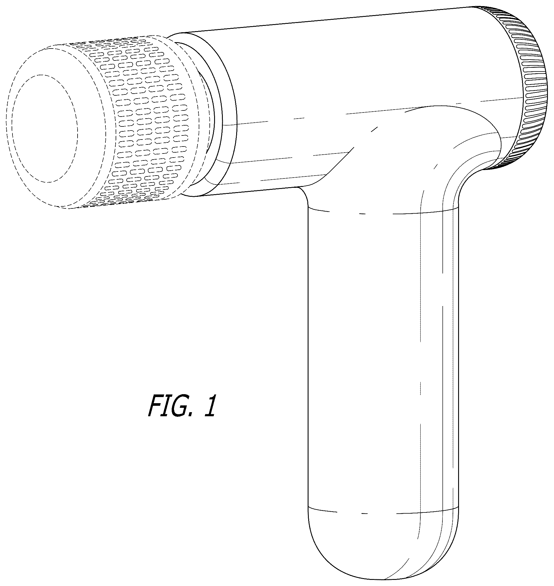 Patent USD1078077 — Percussion massager — Figure 1
