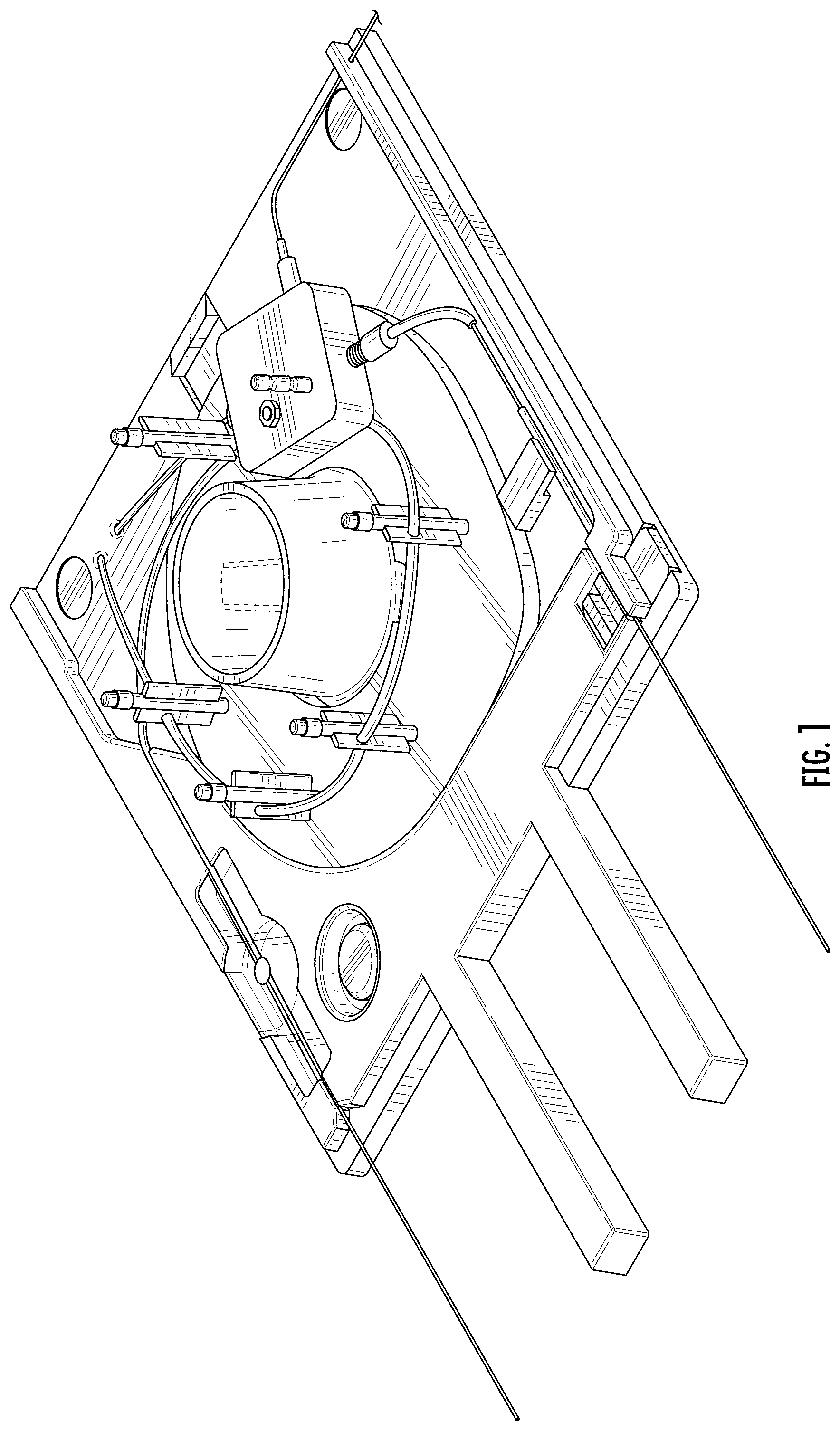 Patent USD1078086 — Interchangeable support for a capillary electrophoresis cartridge cassette — Figure 1