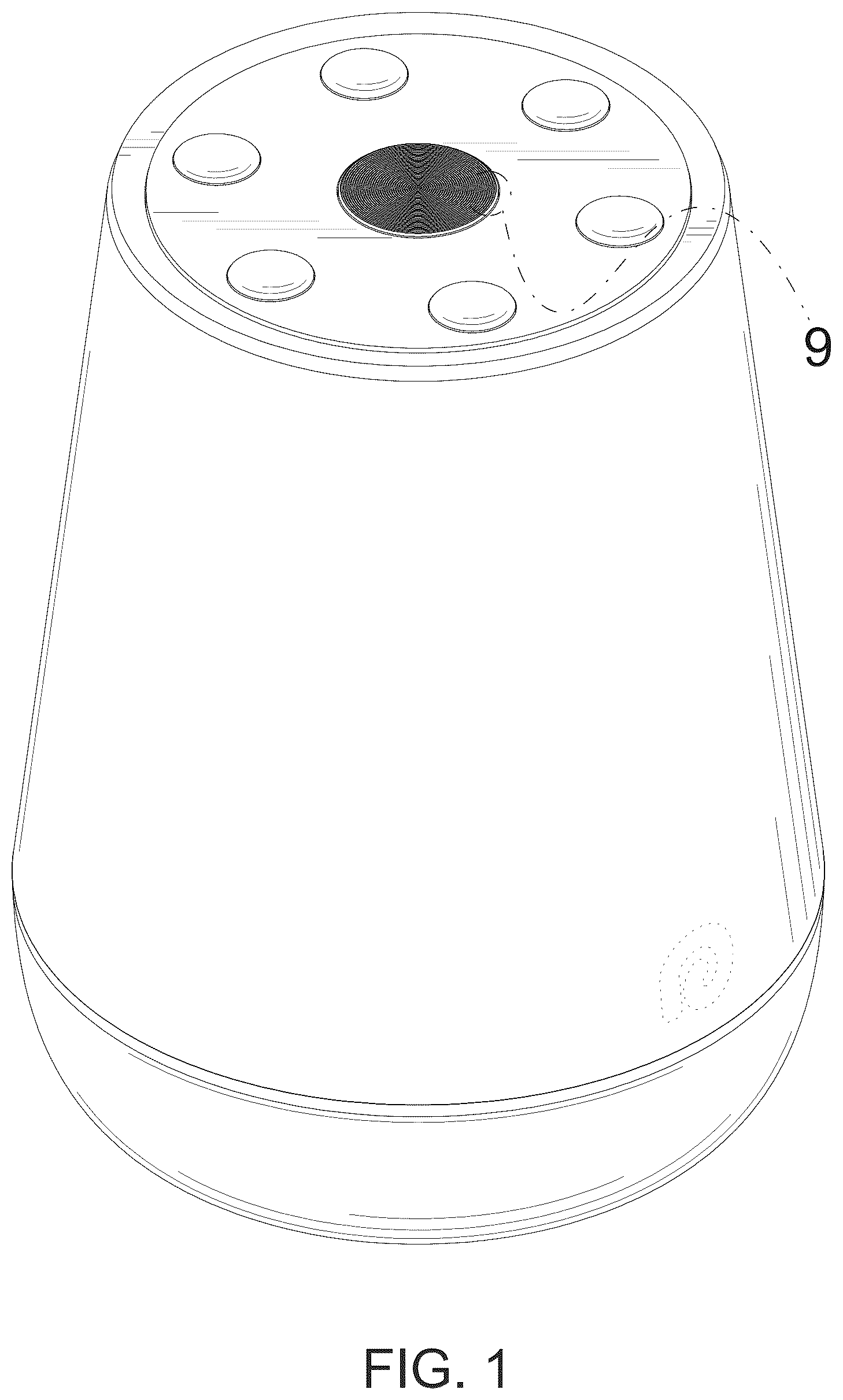 Patent USD1078092 — White noise machine — Figure 1